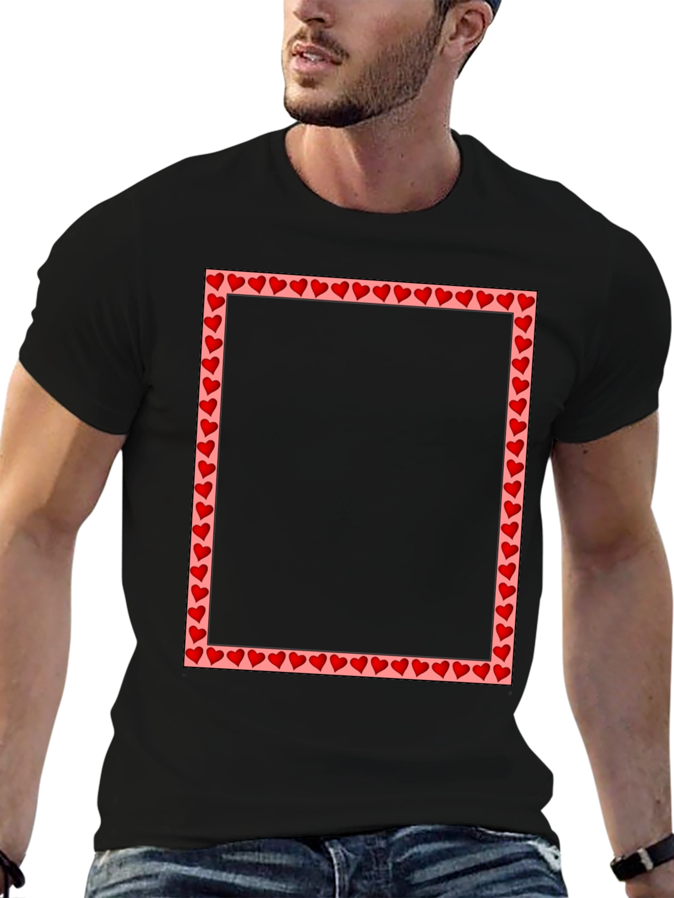 Black Heart Frame T-Shirt