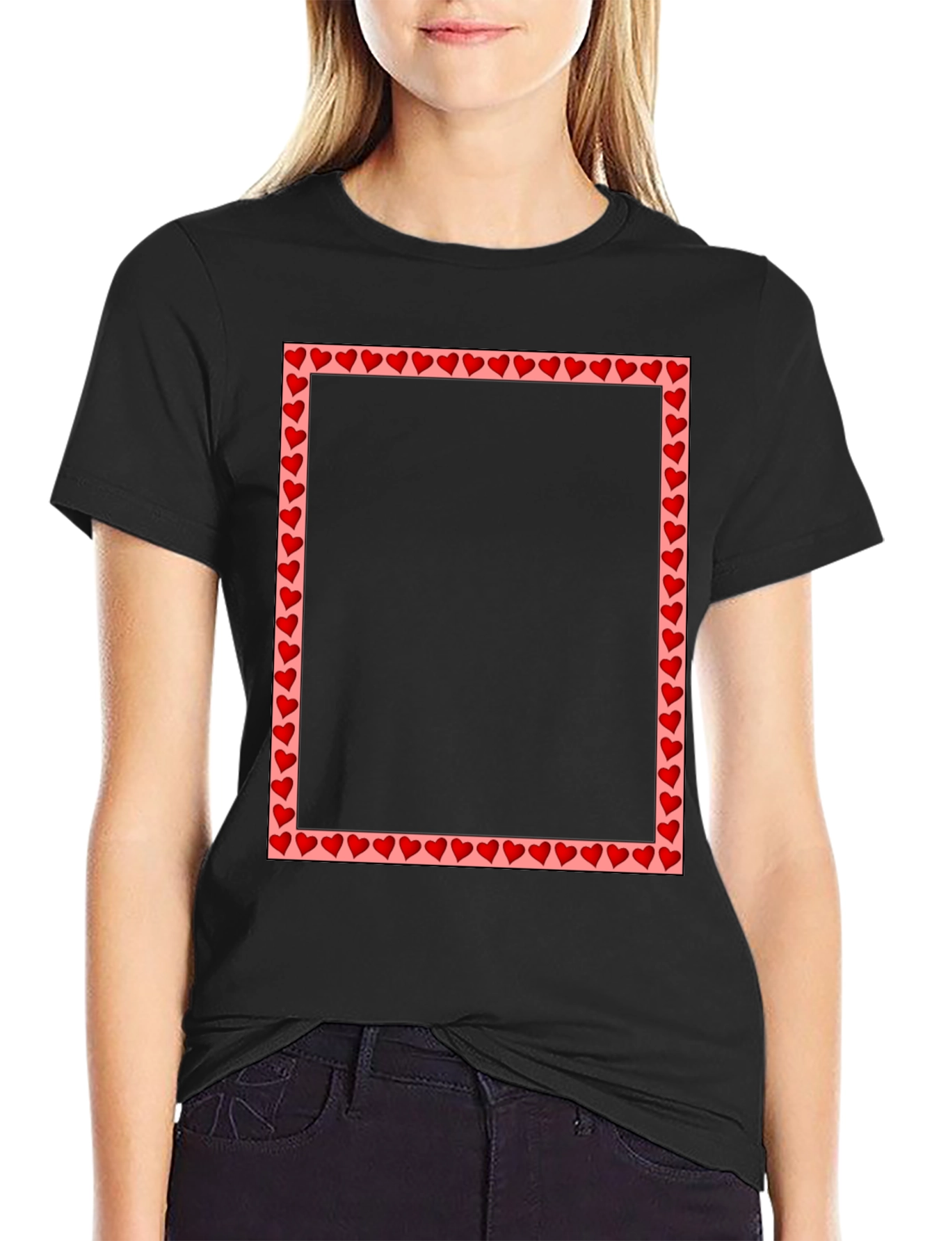 Black Heart Frame T-Shirt