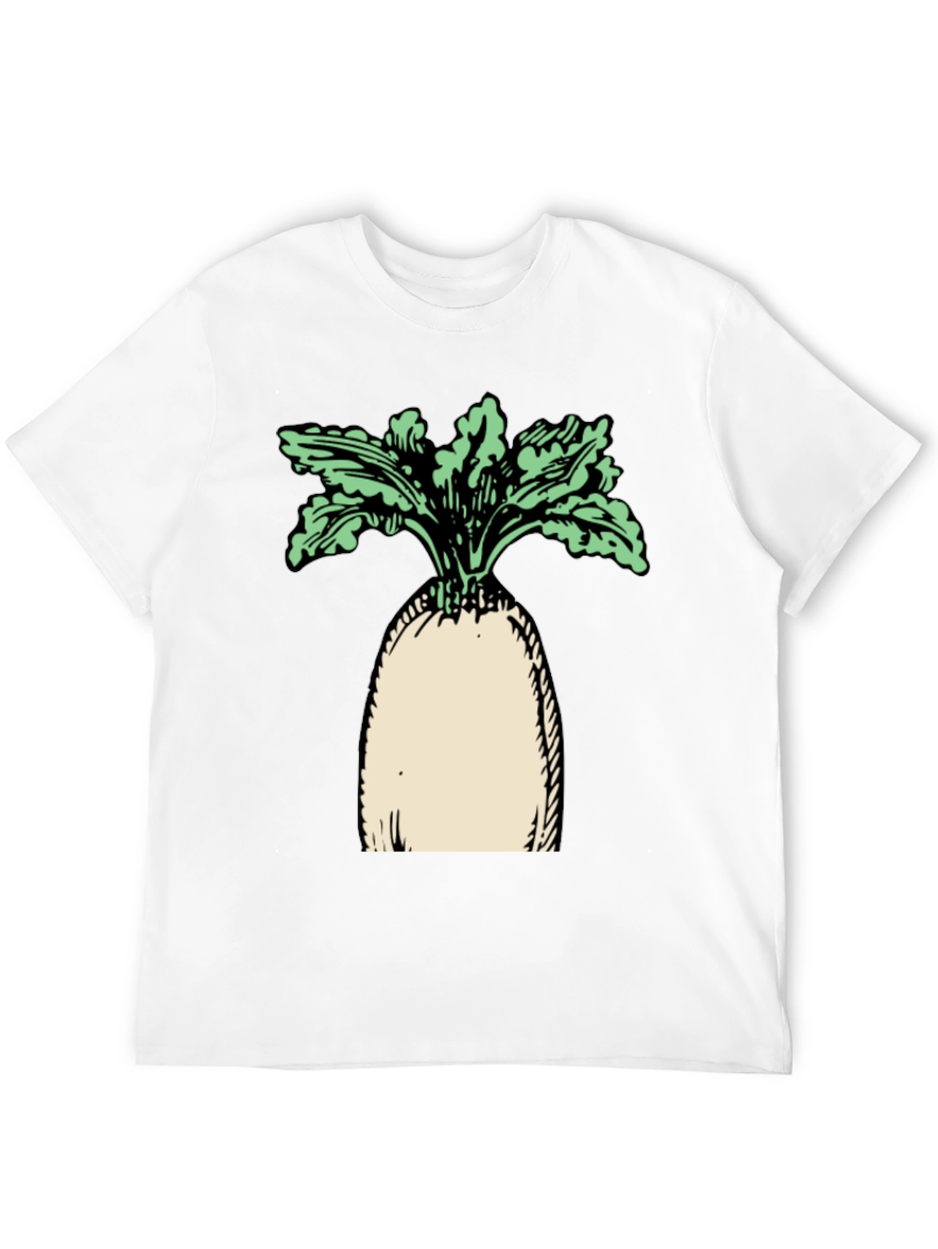 Radish Graphic Black T-Shirt