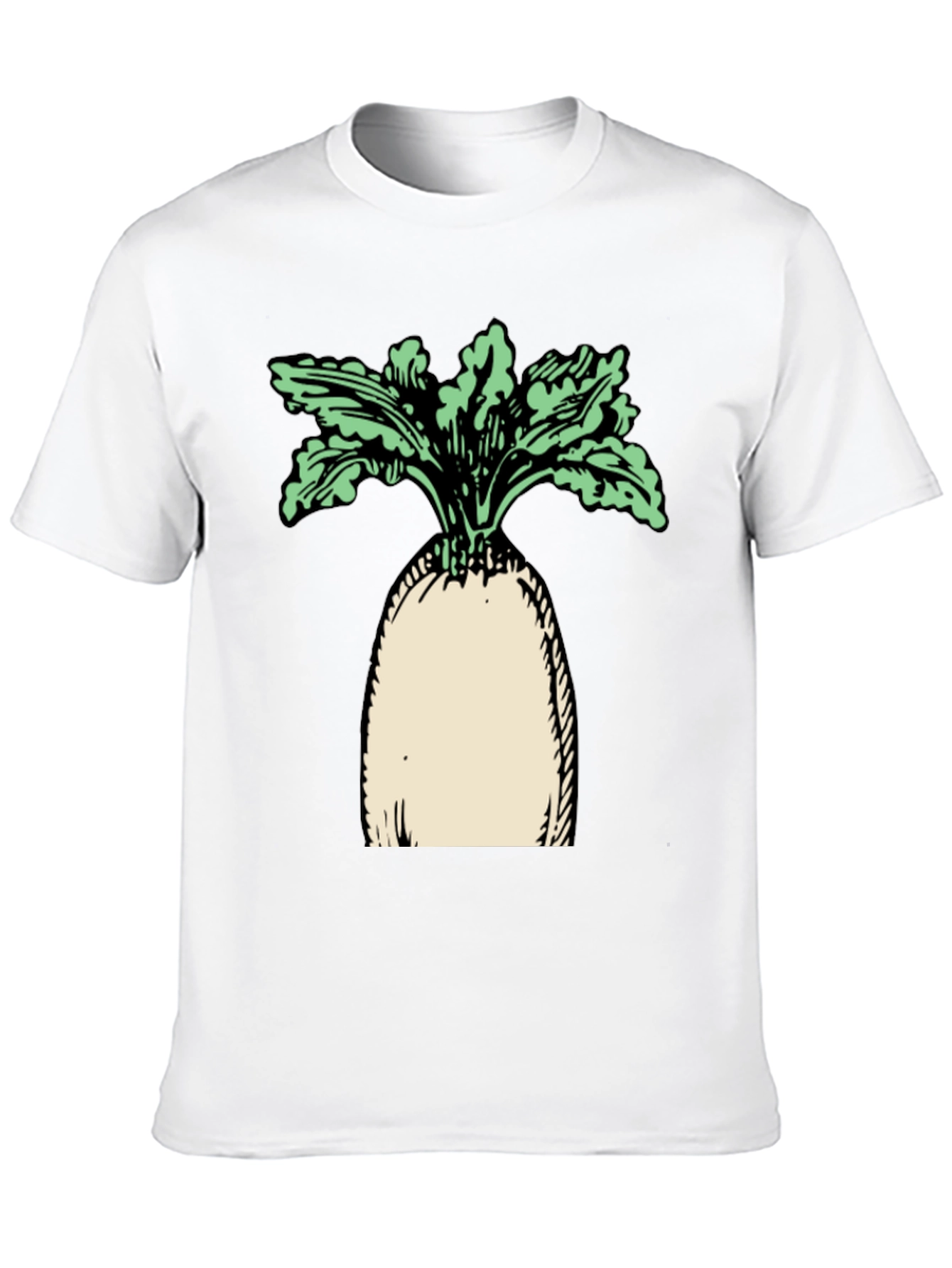 Radish Graphic Black T-Shirt