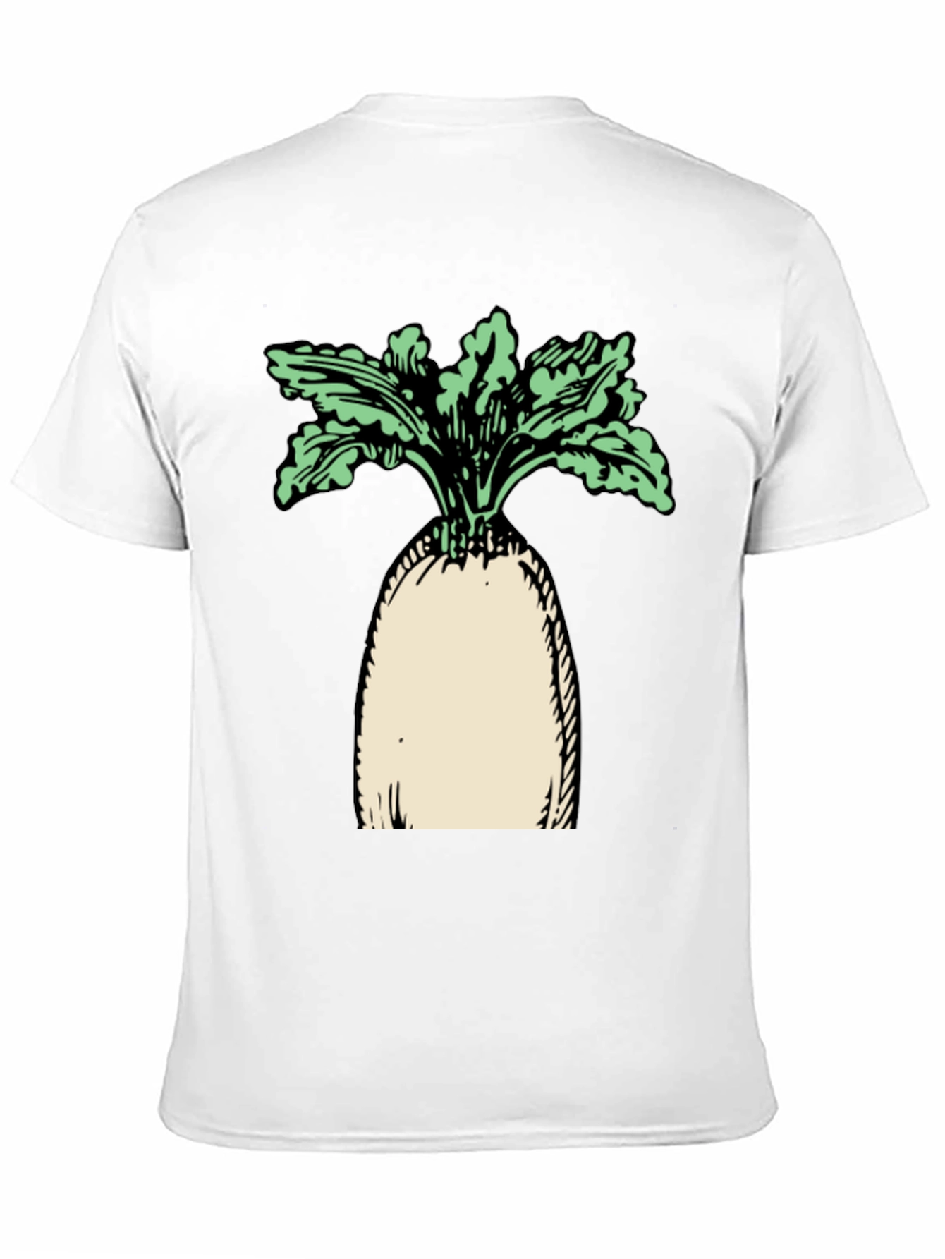 Radish Graphic Black T-Shirt