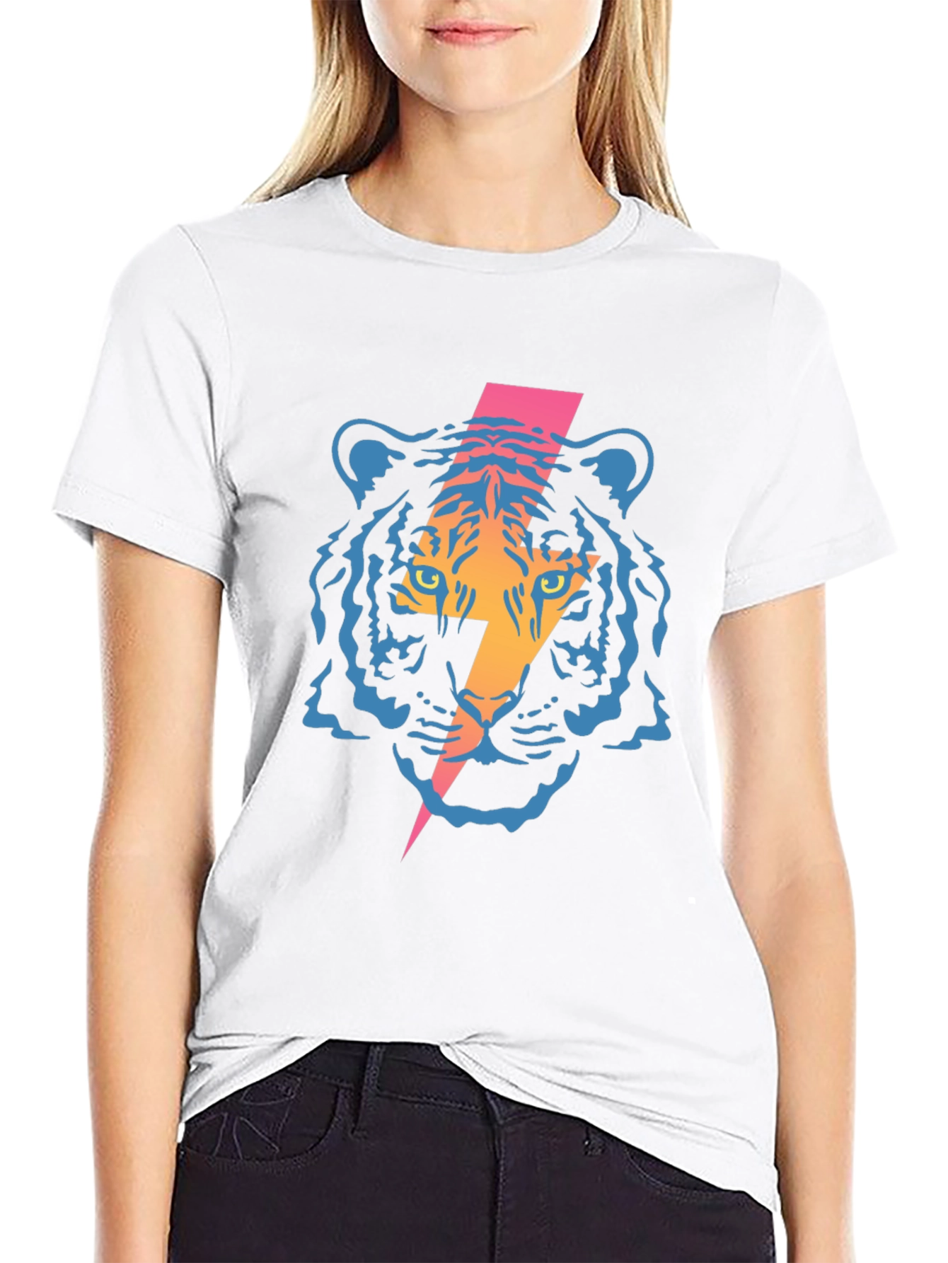 Electric Tiger Graphic Tee - Bold Style