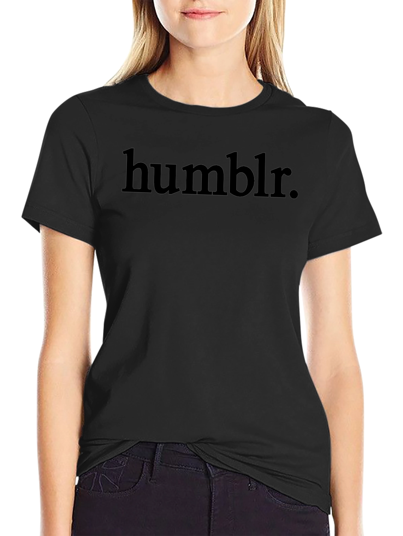 Humblr. Black Graphic T-Shirt - Soft & Stylish