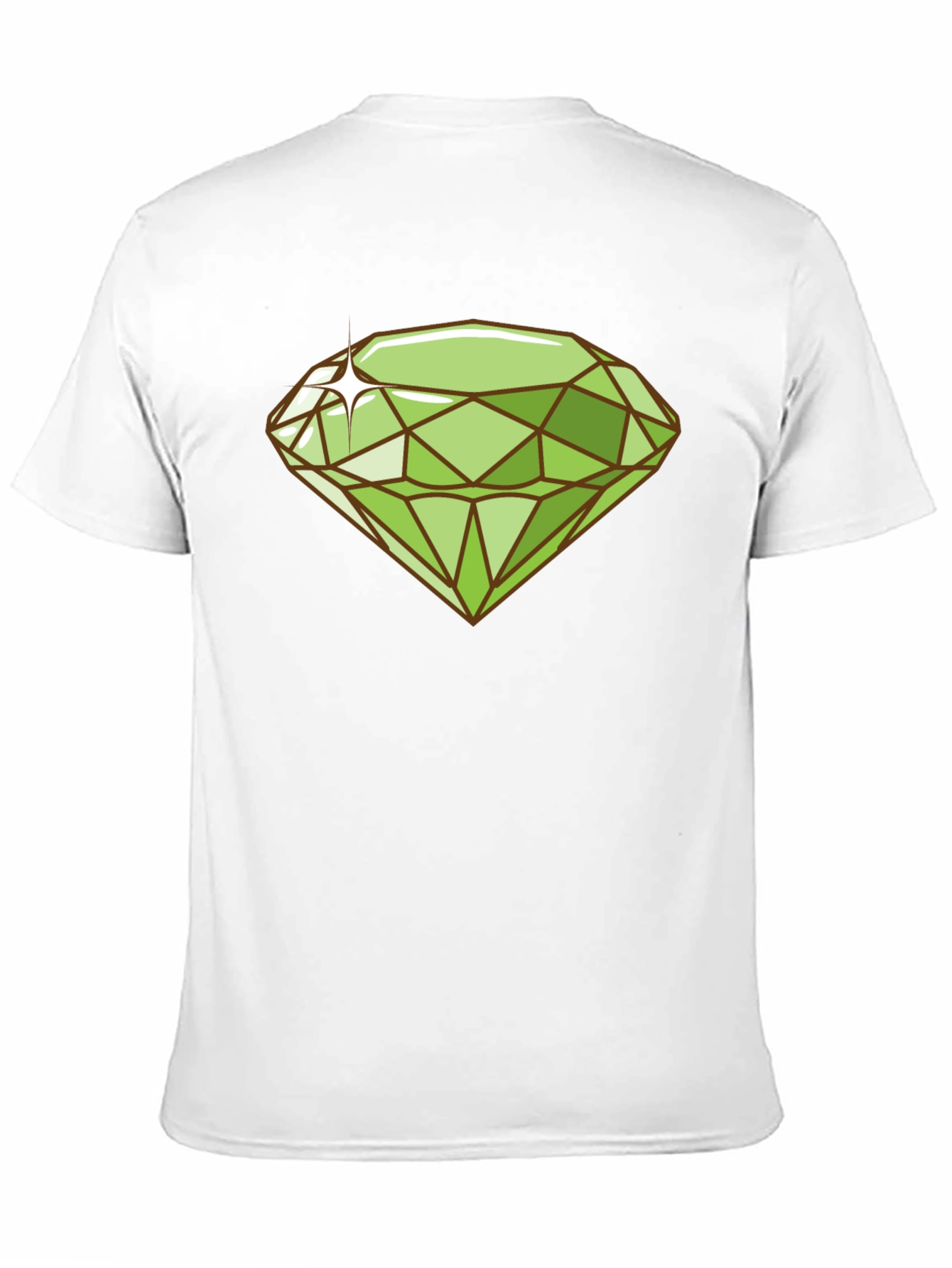 Emerald Gemstone Graphic Tee - Trendy Style