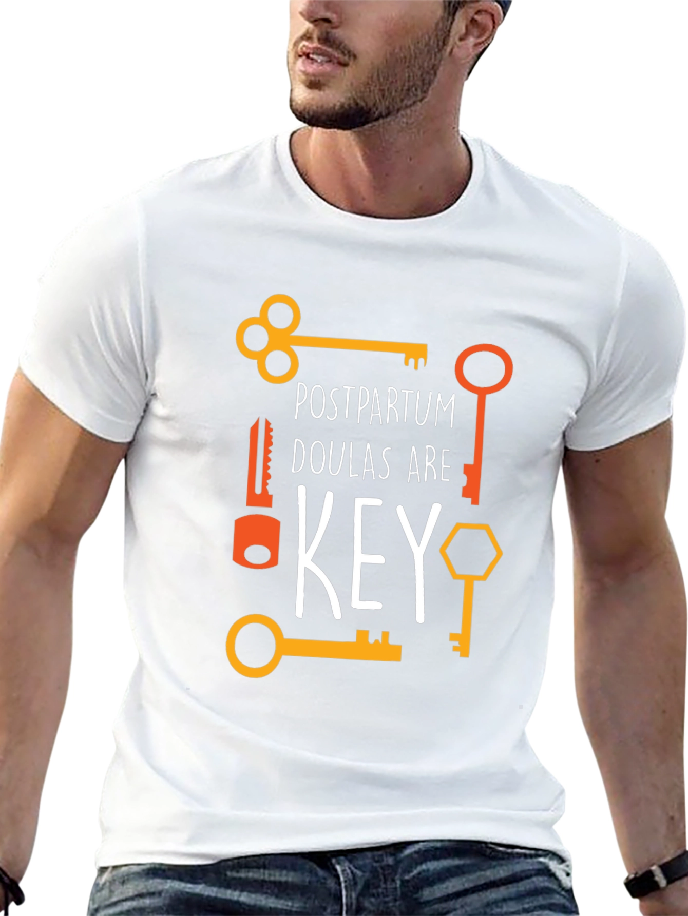 Postpartum Doulas Are Key T-Shirt - Soft Cotton Blend