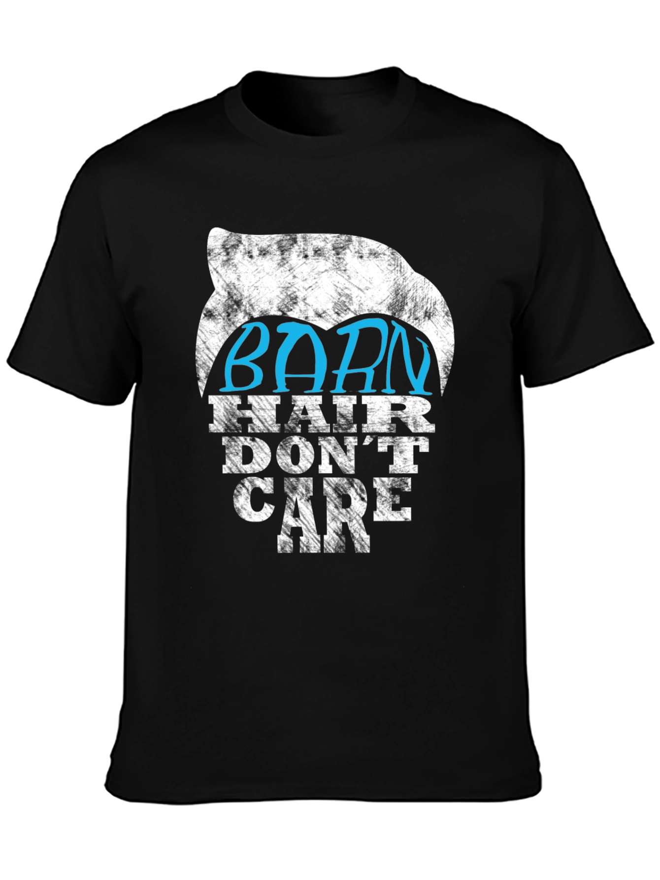 Barn Hair Dont Care Graphic Tee - Black