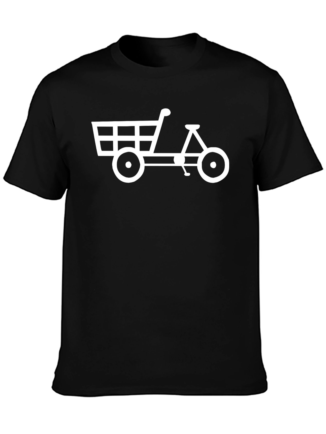 Novelty Shopping Cart Bike T-Shirt