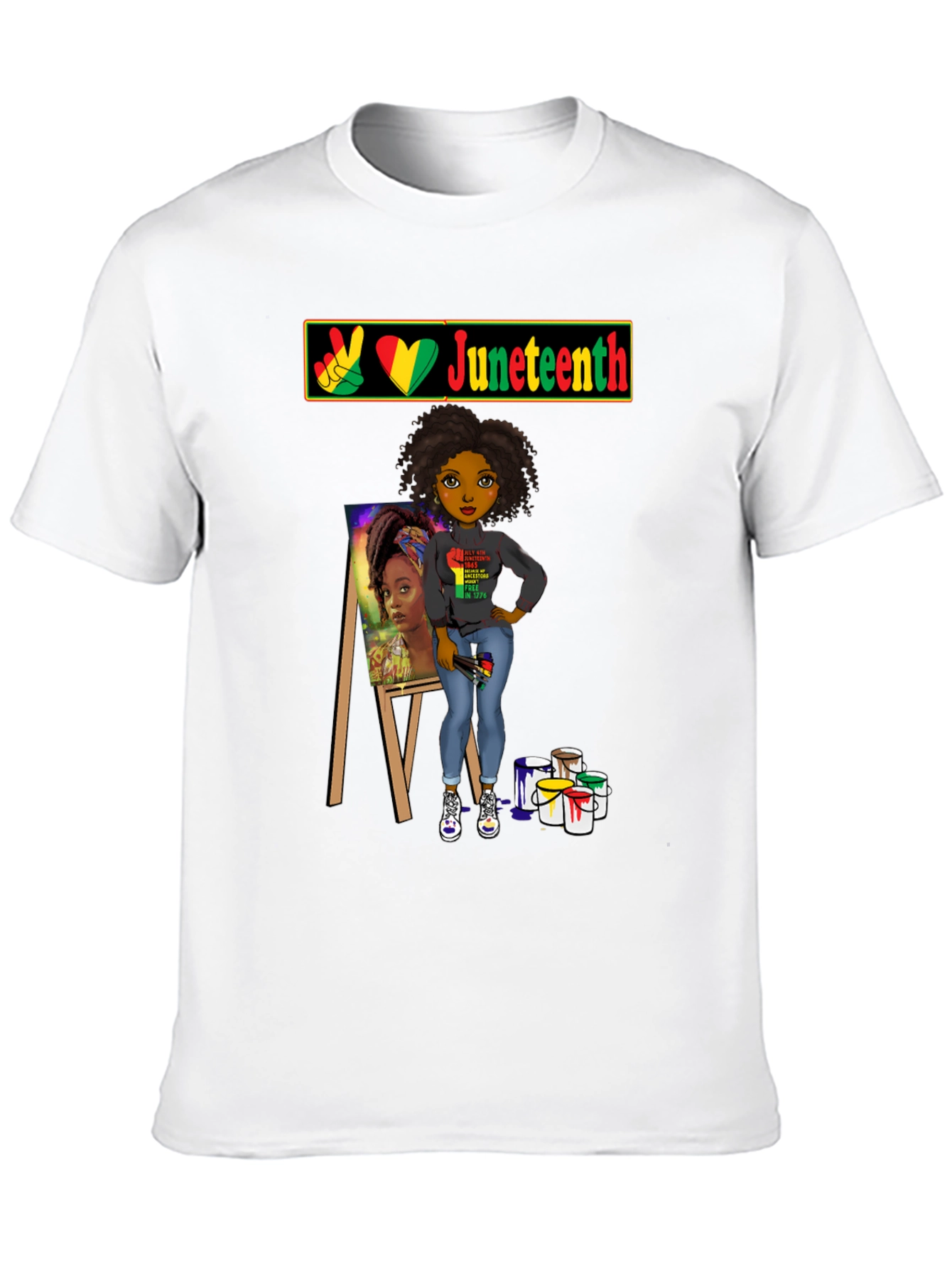 Juneteenth Artist T-Shirt - Black History Pride