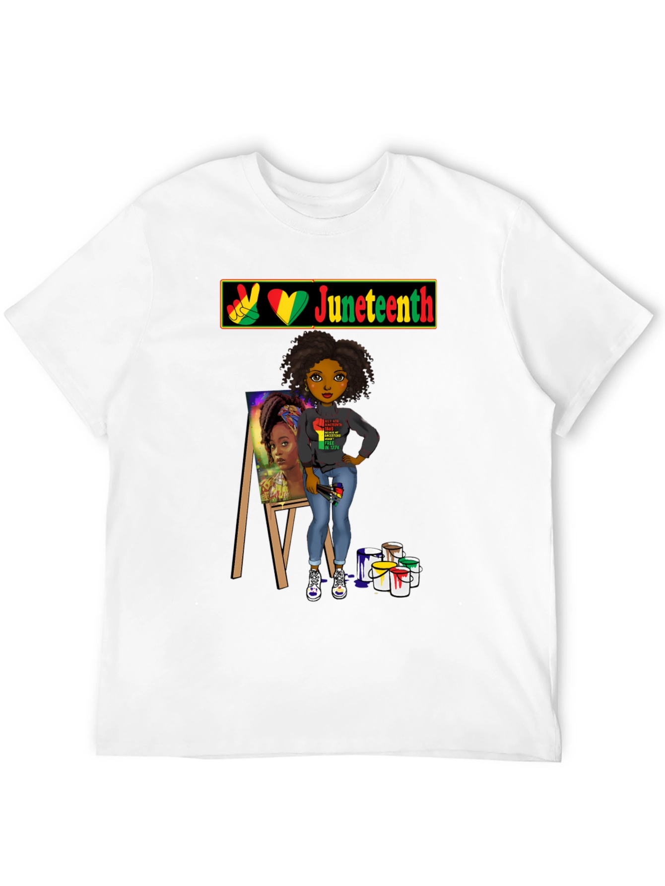Juneteenth Artist T-Shirt - Black History Pride