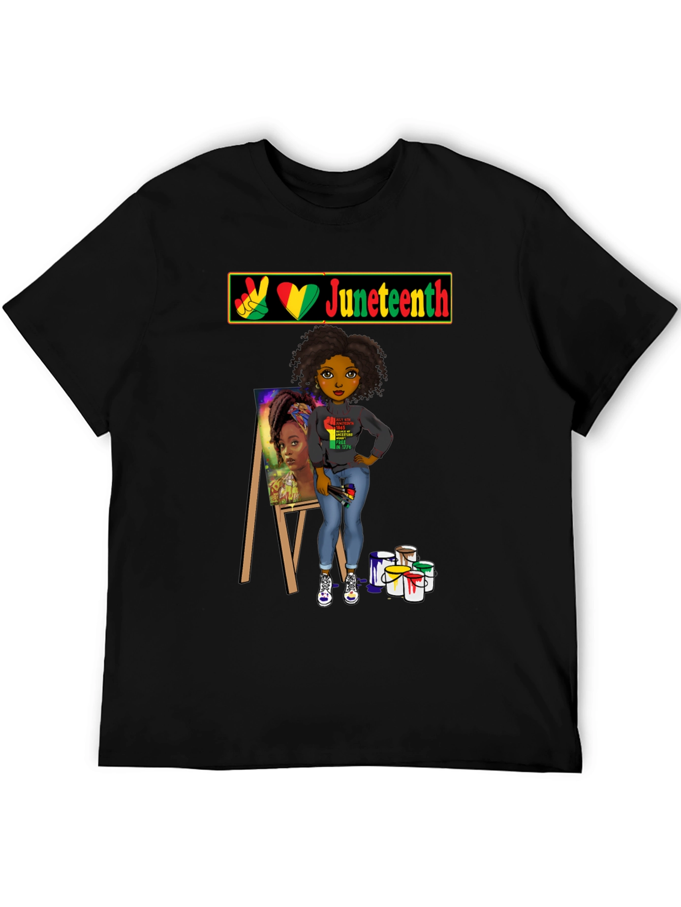 Juneteenth Artist T-Shirt - Black History Pride