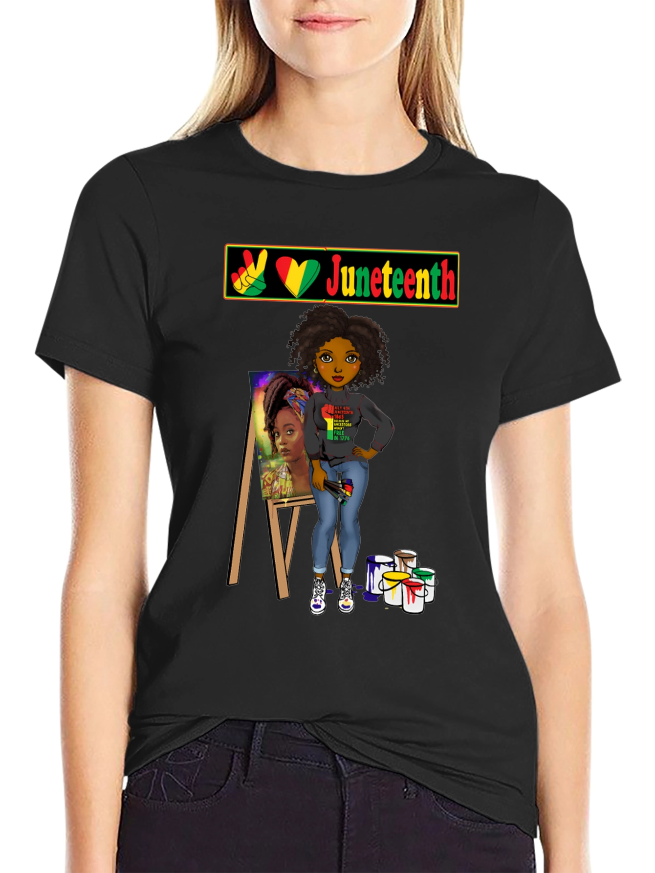 Juneteenth Artist T-Shirt - Black History Pride