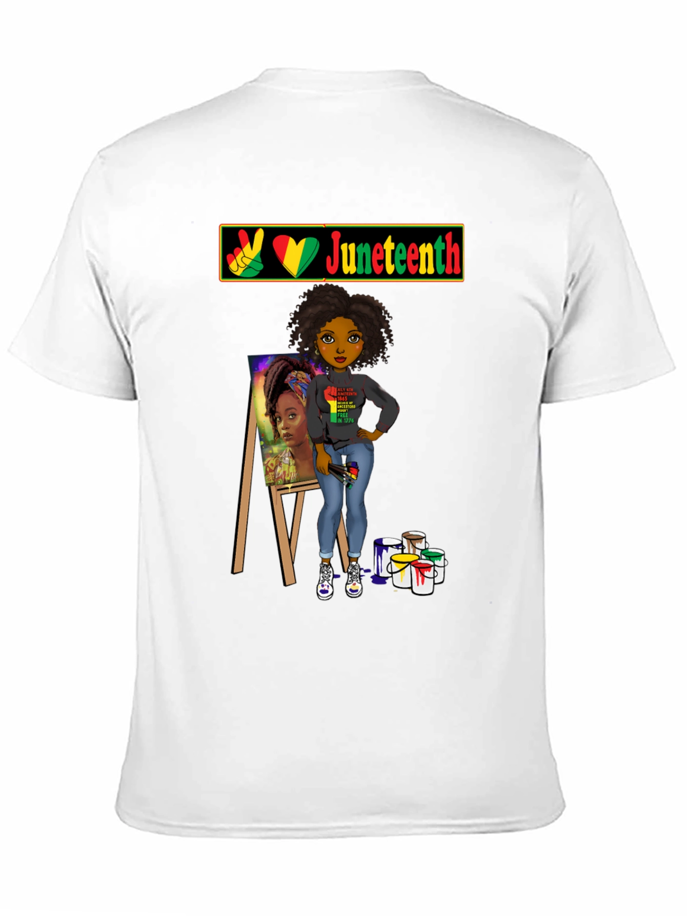 Juneteenth Artist T-Shirt - Black History Pride