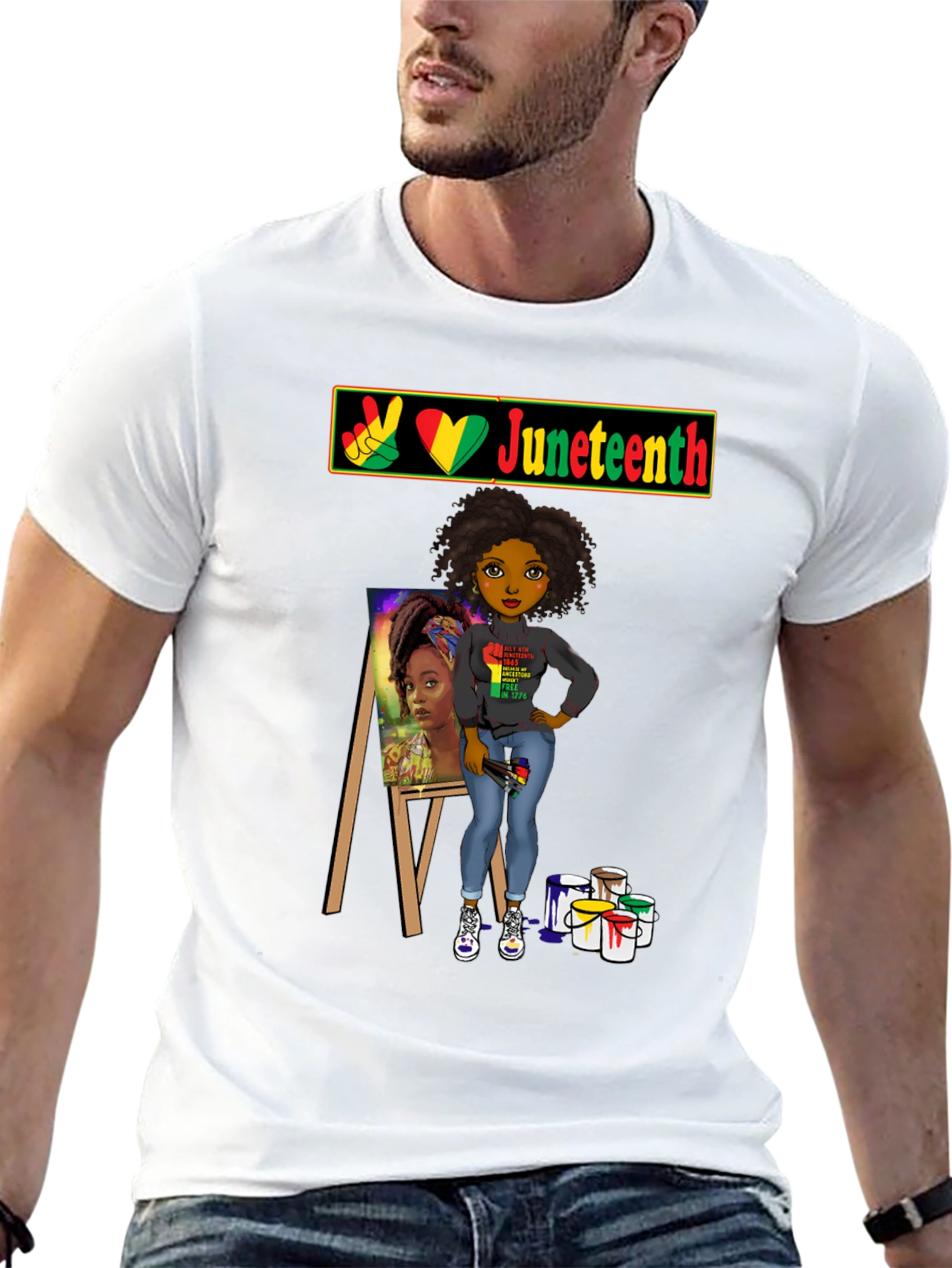 Juneteenth Artist T-Shirt - Black History Pride