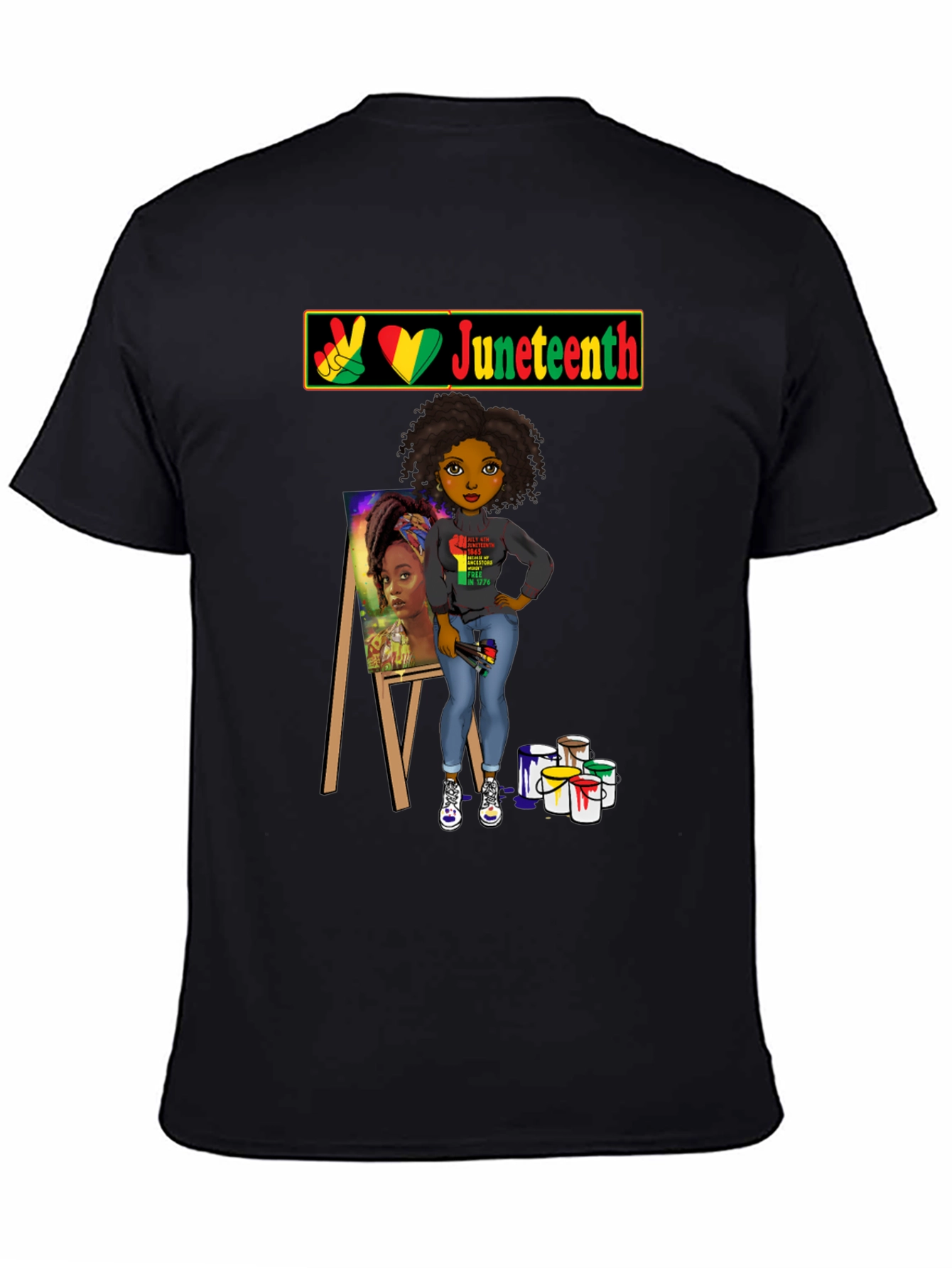 Juneteenth Artist T-Shirt - Black History Pride