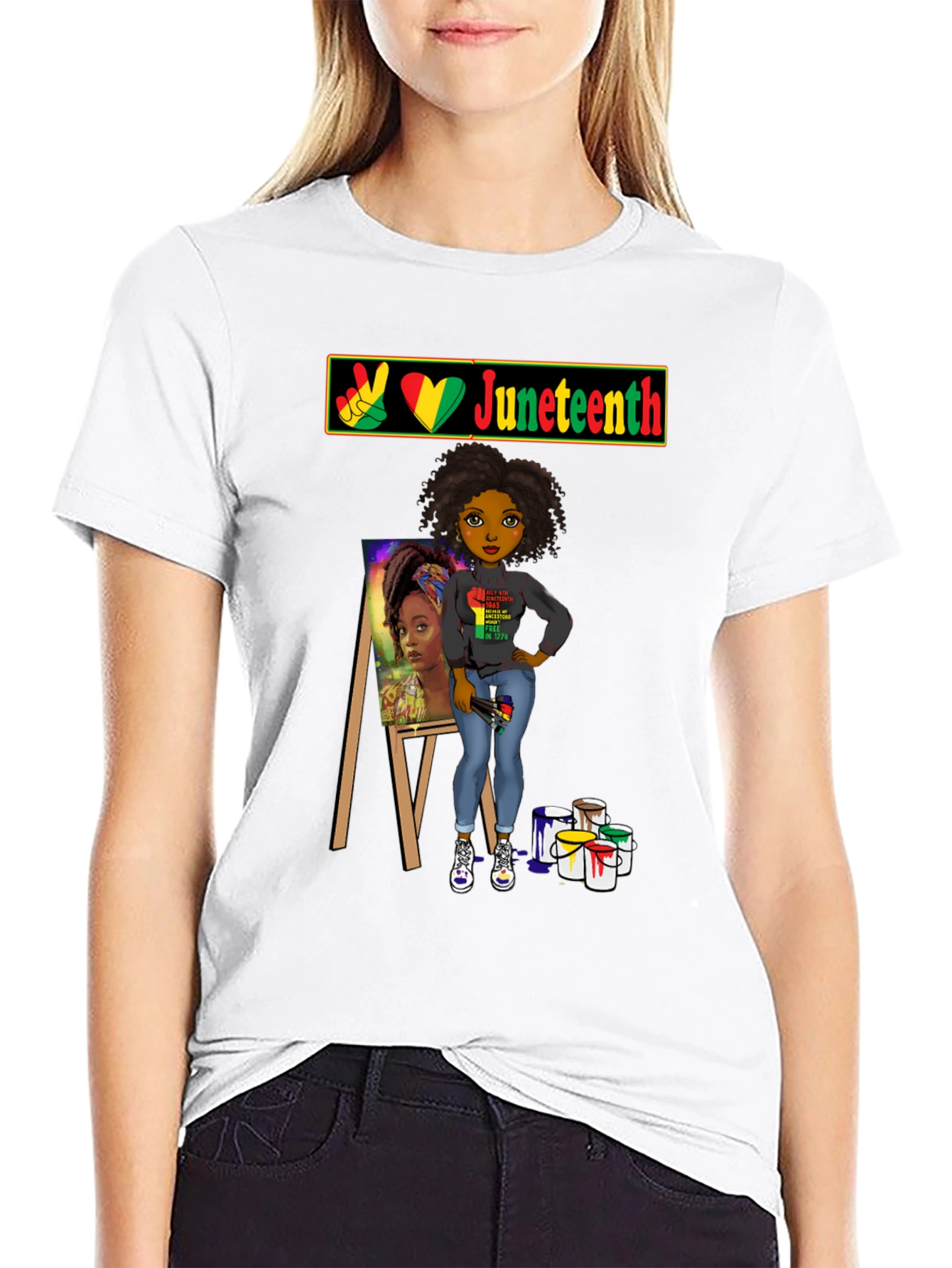 Juneteenth Artist T-Shirt - Black History Pride