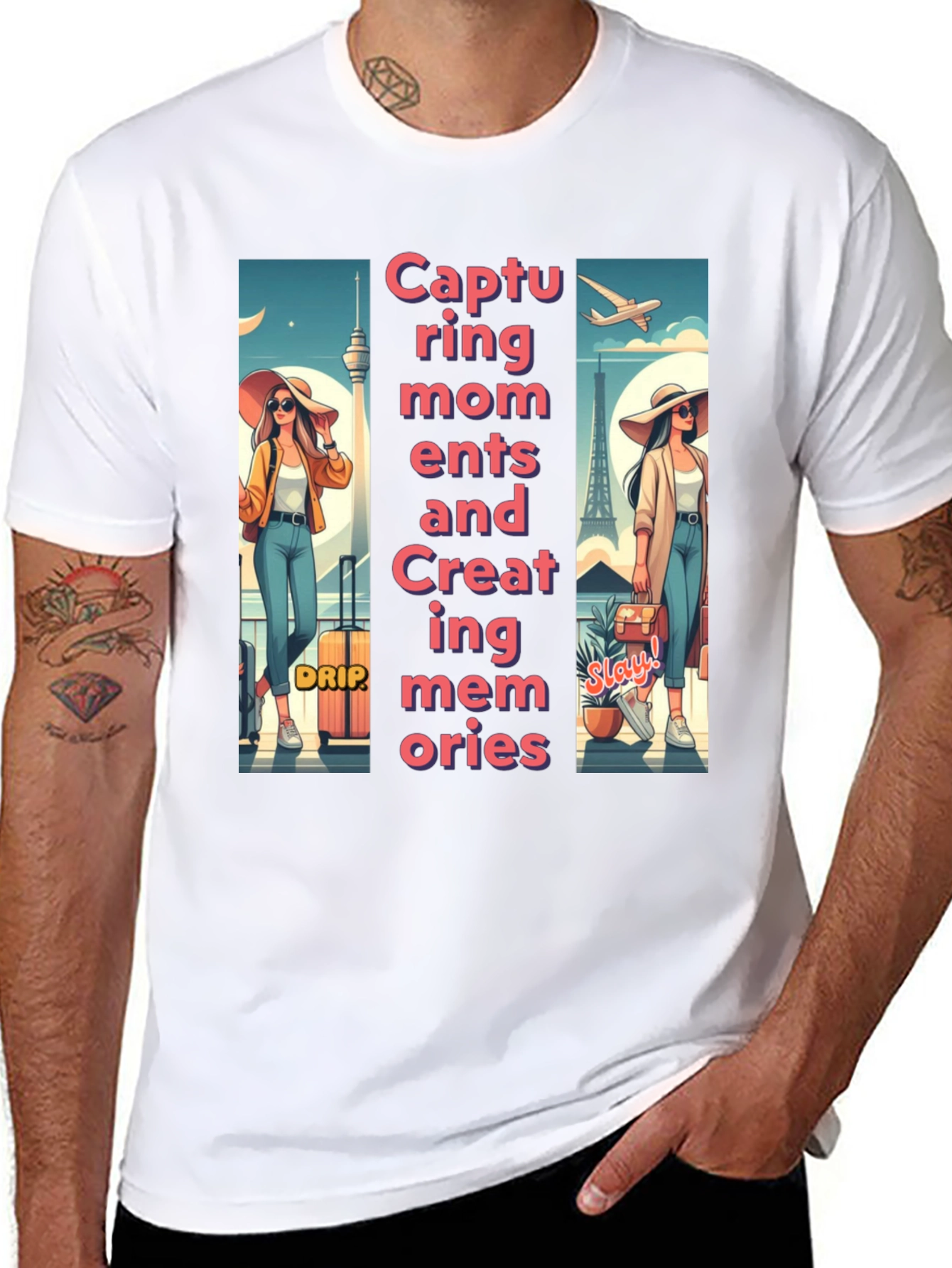 Trendy Travel Tee: Capturing Moments & Creating Memories