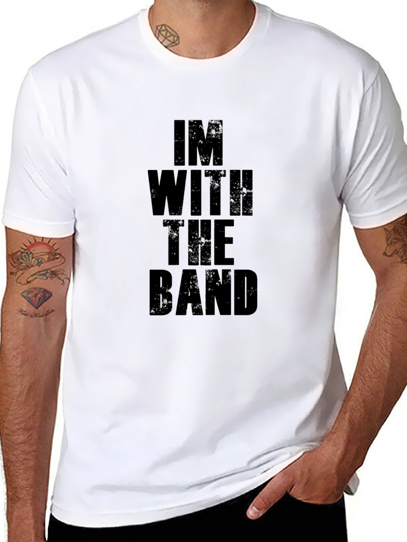 Im With The Band Black T-Shirt