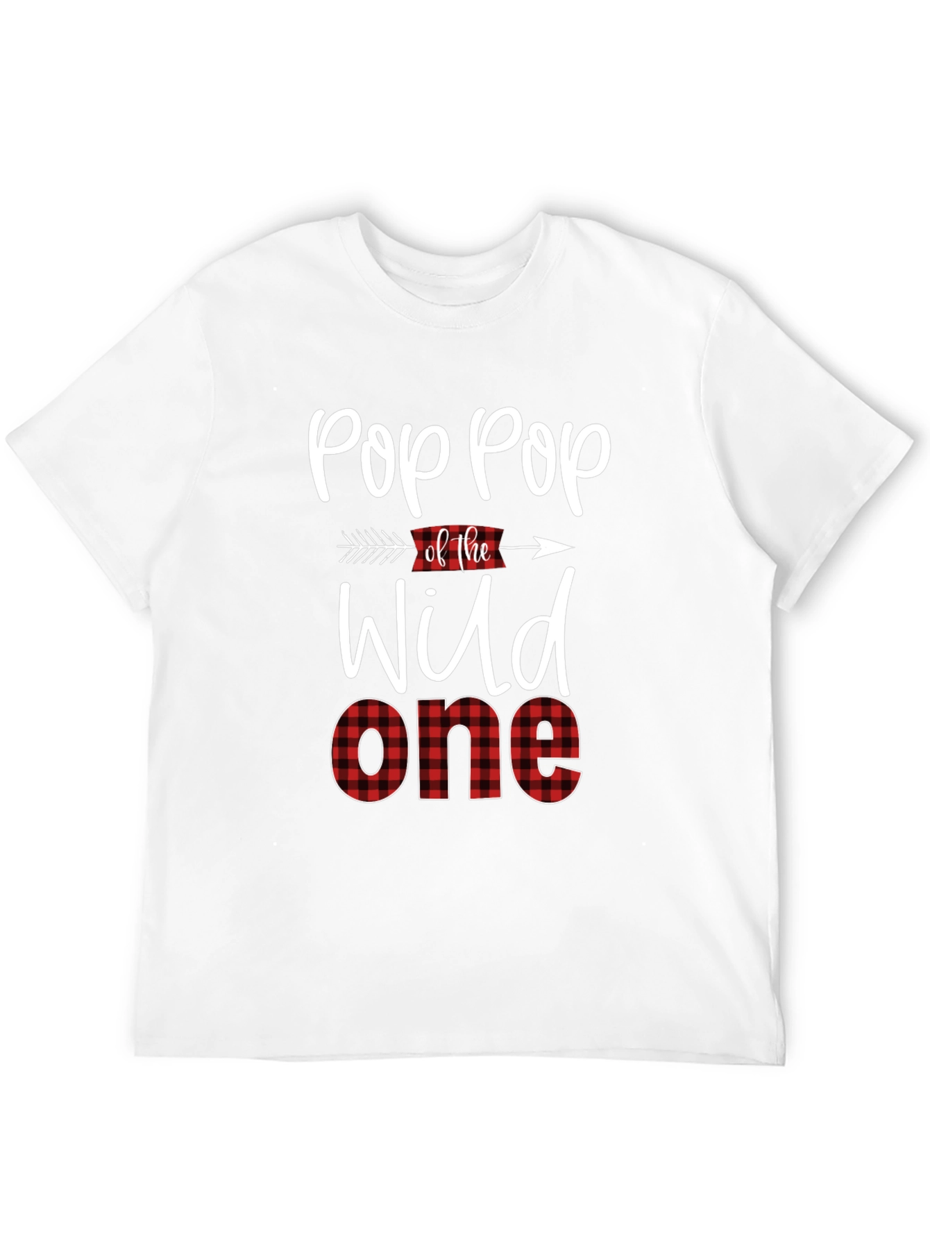 Pop Pop of the Wild One Black Graphic Tee