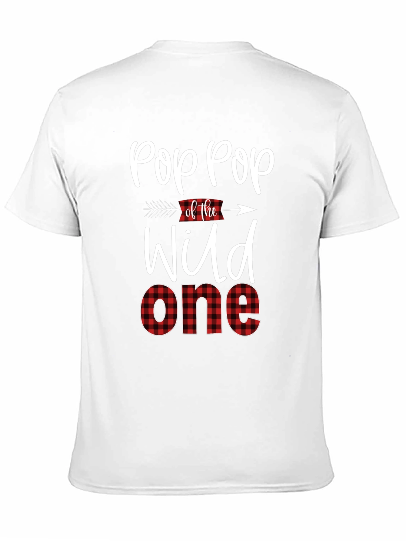 Pop Pop of the Wild One Black Graphic Tee
