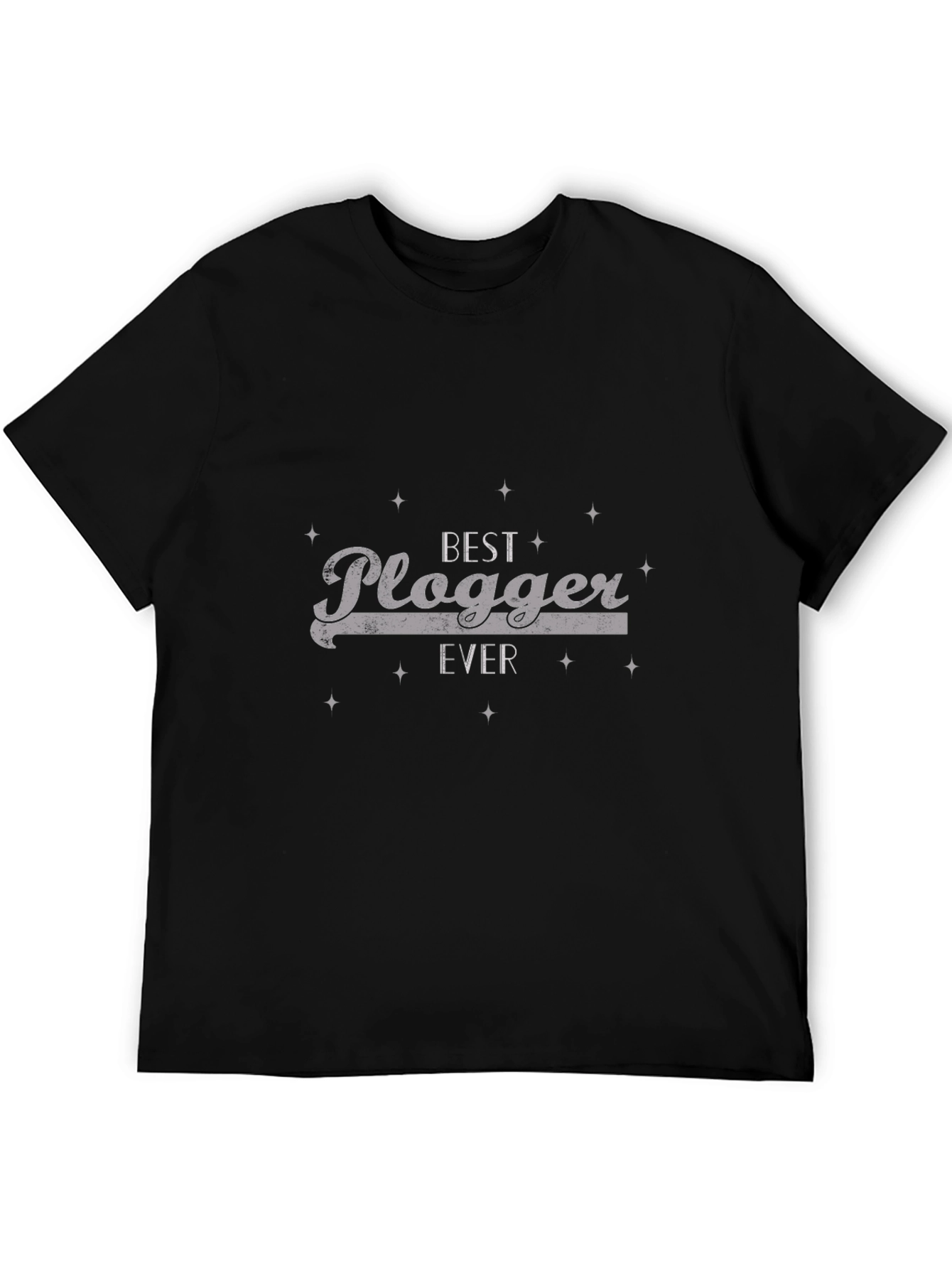 Best Plogger Ever Black T-Shirt