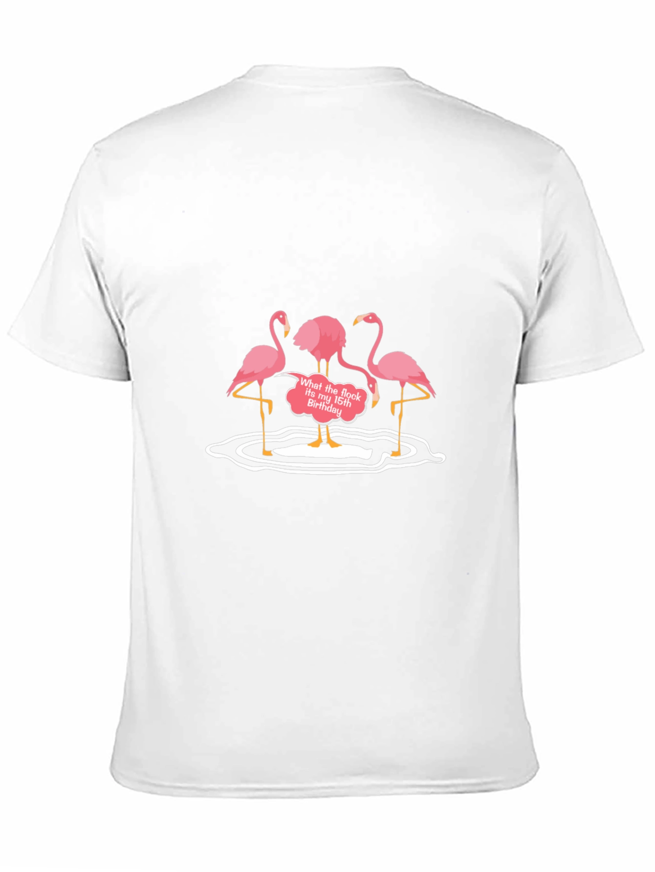 Funny Flamingo Birthday Graphic Tee