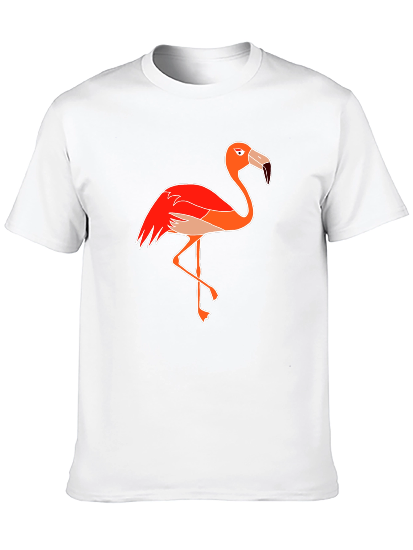 Flamingo Graphic Tee - Quirky Bird Design