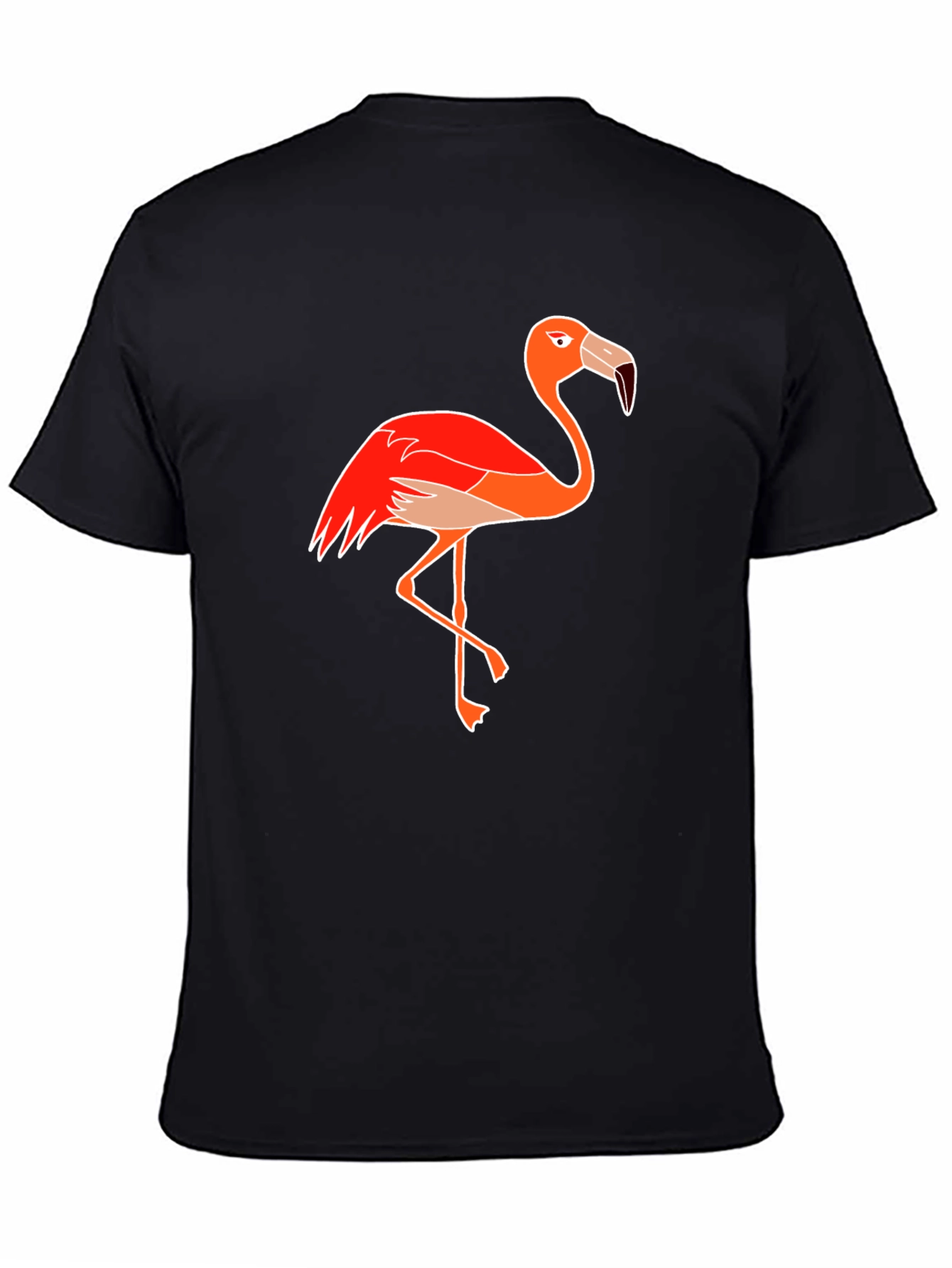 Flamingo Graphic Tee - Quirky Bird Design