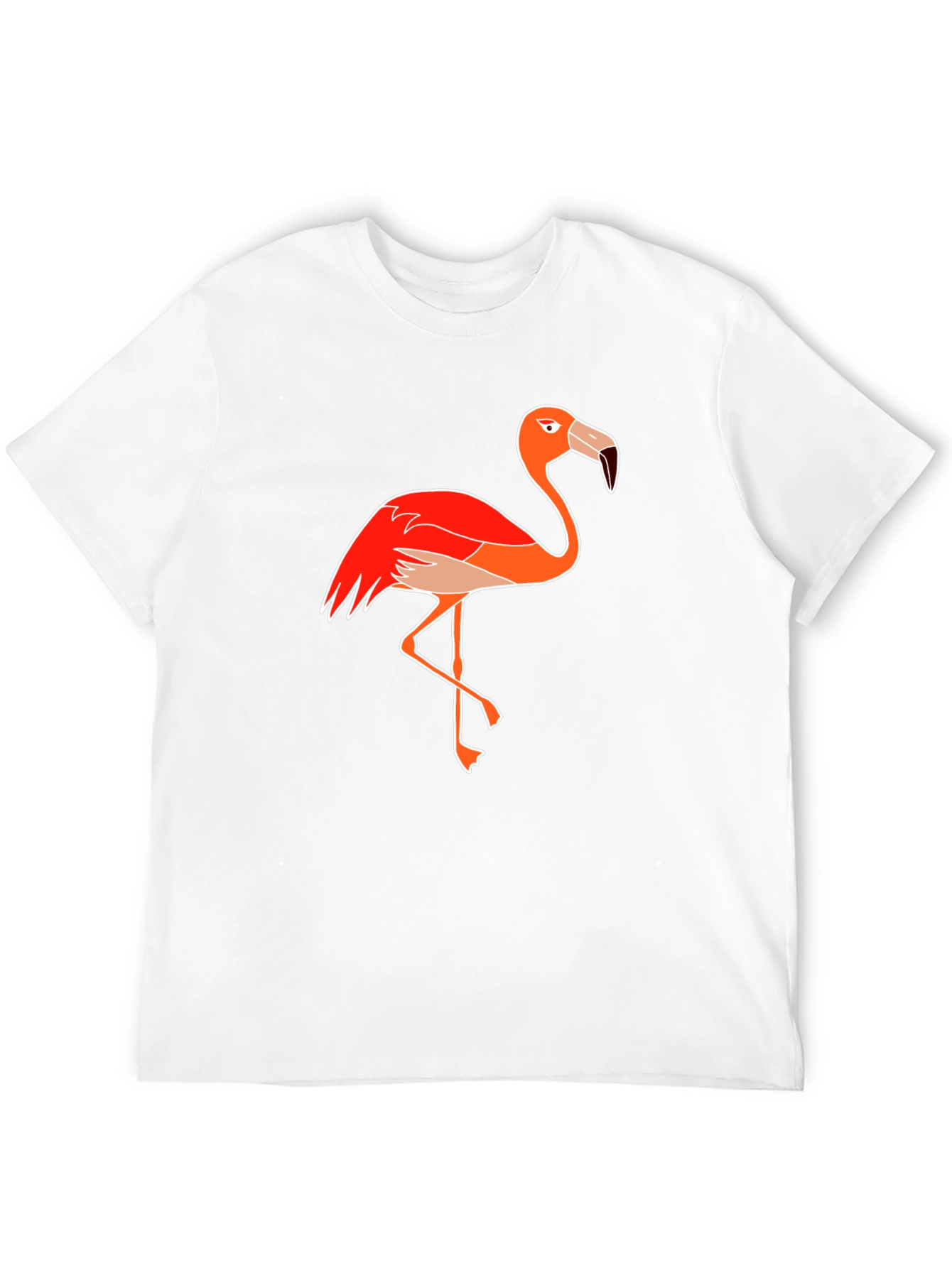 Flamingo Graphic Tee - Quirky Bird Design