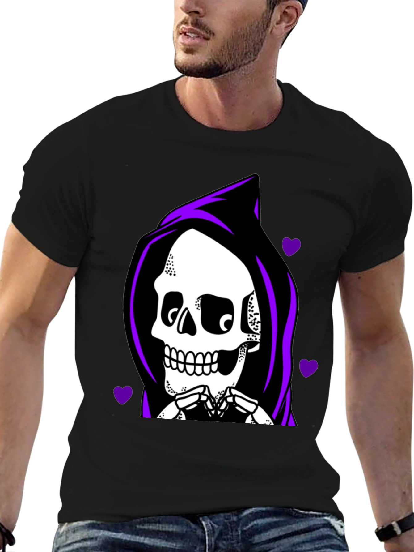 Grim Reaper Heart T-Shirt