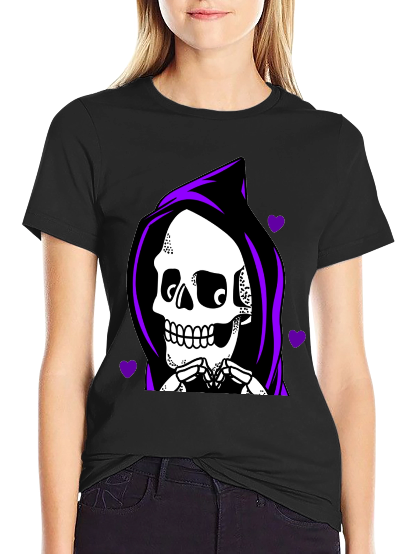 Grim Reaper Heart T-Shirt