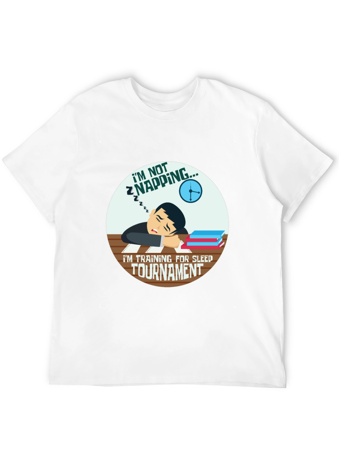 Im Not Napping Sleep Tournament Black T-Shirt