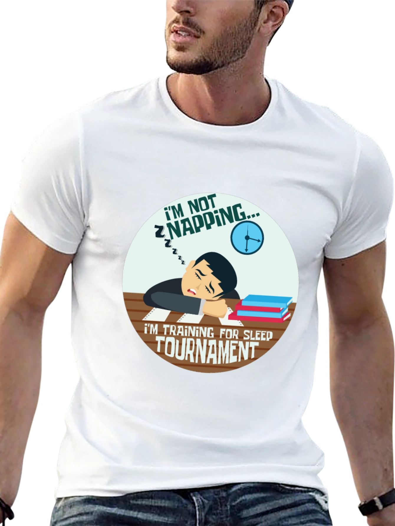 Im Not Napping Sleep Tournament Black T-Shirt