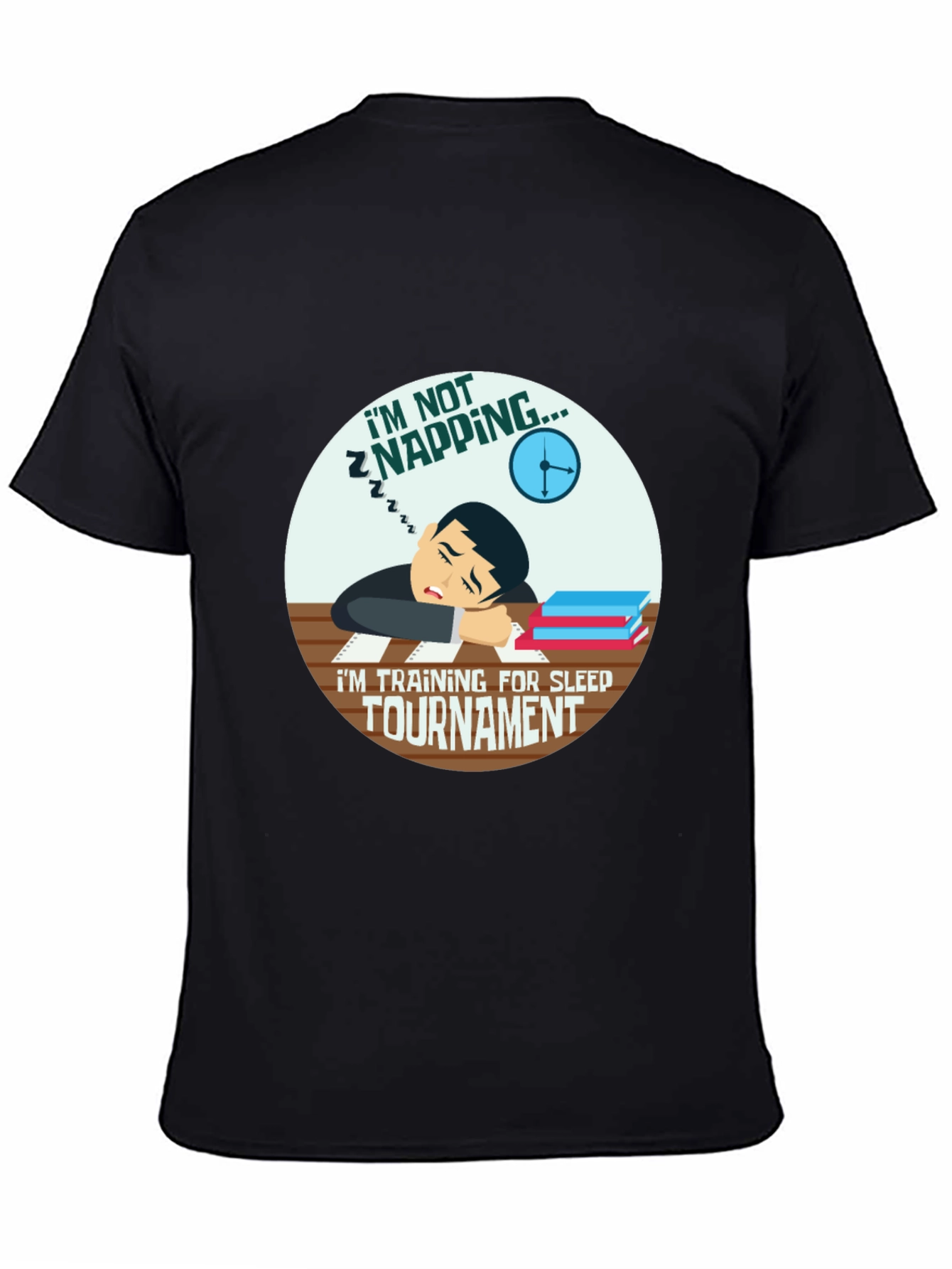 Im Not Napping Sleep Tournament Black T-Shirt