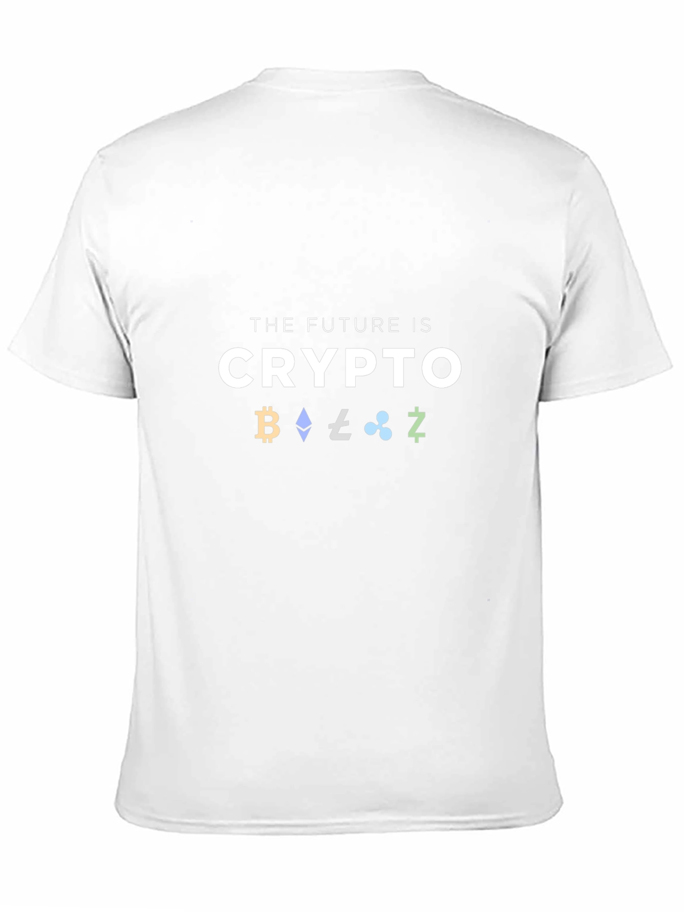 Crypto T-Shirt: Future is Crypto Bitcoin Ethereum Ripple