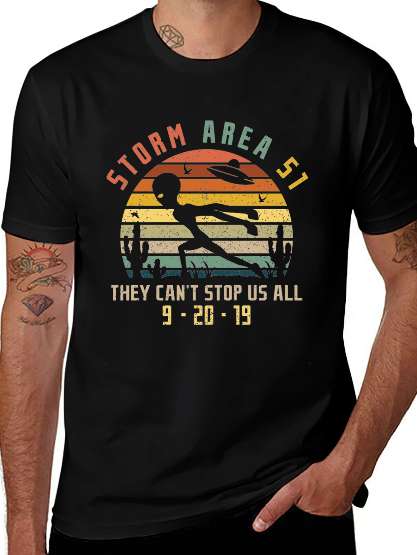 Storm Area 51 Alien Graphic Tee