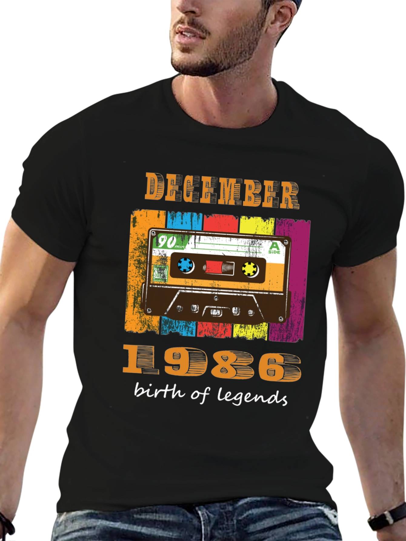 December 1986 Cassette Tape T-Shirt