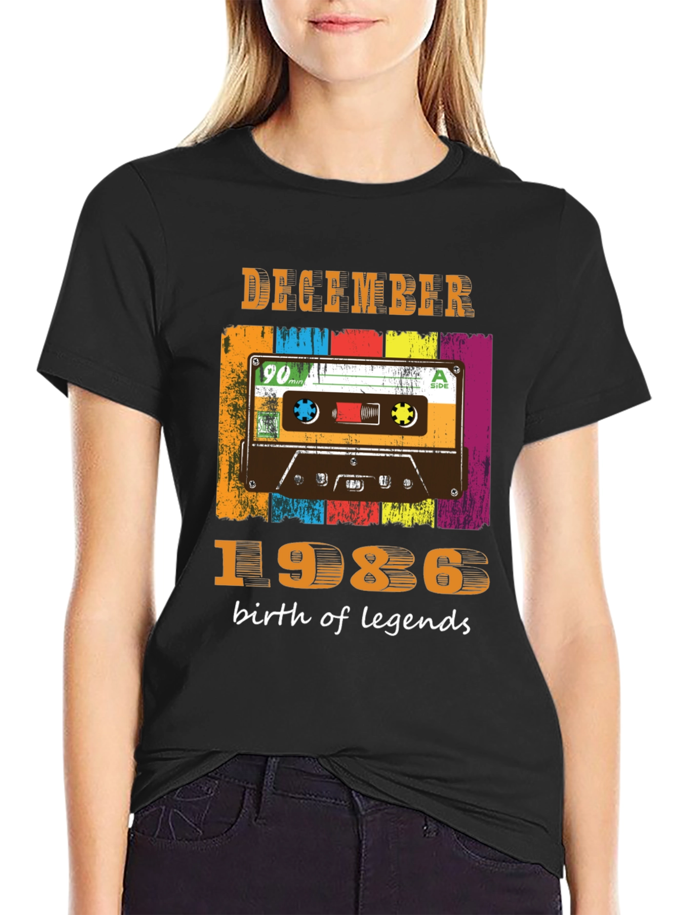 December 1986 Cassette Tape T-Shirt