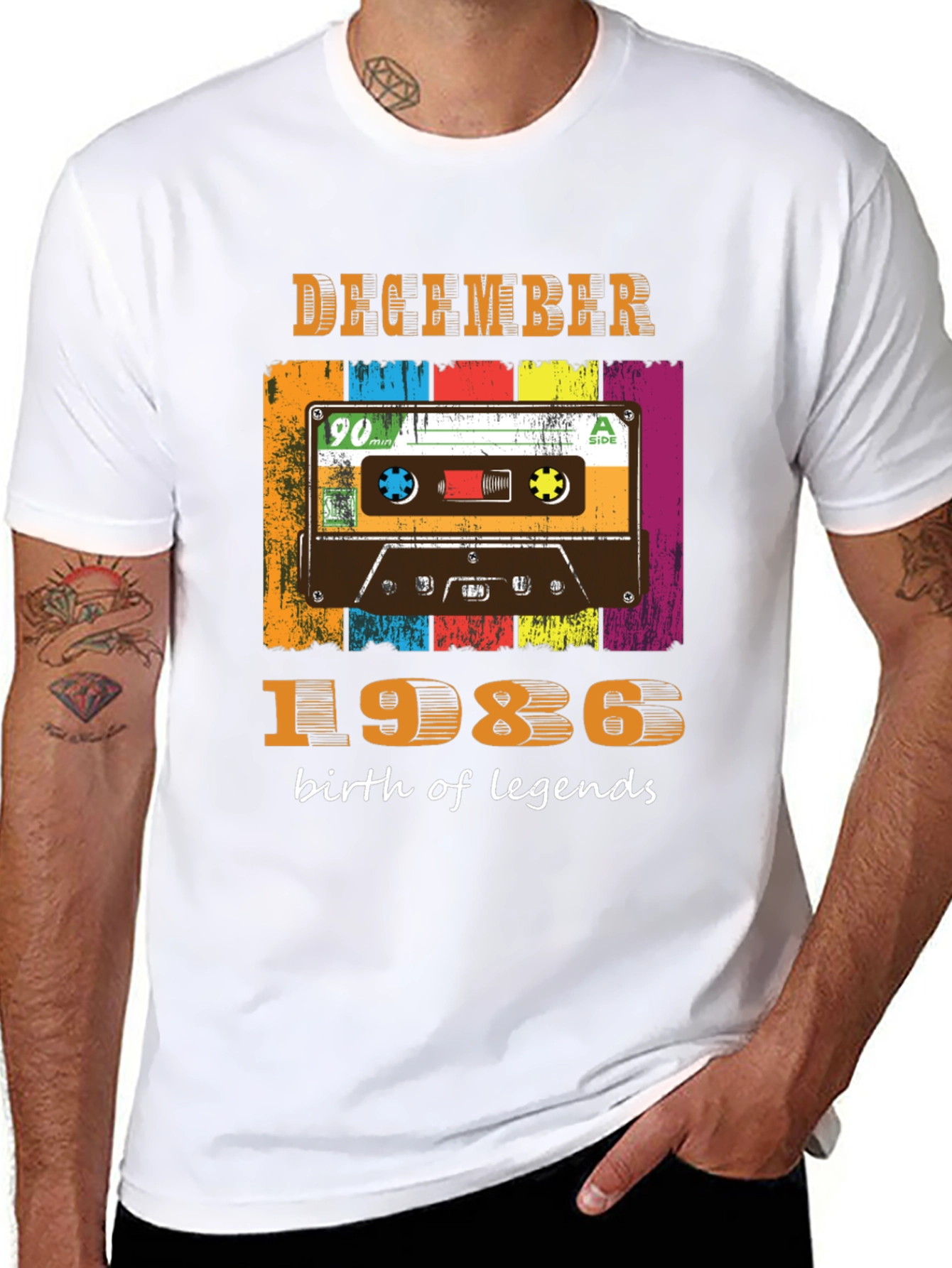 December 1986 Cassette Tape T-Shirt