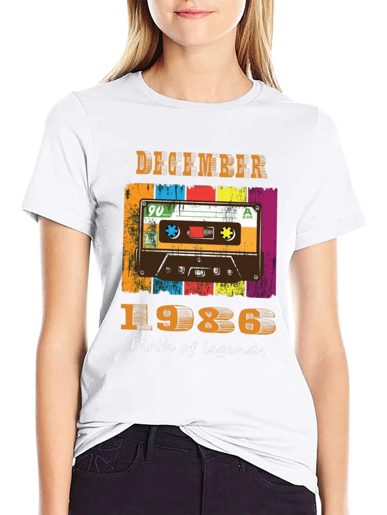 December 1986 Cassette Tape T-Shirt