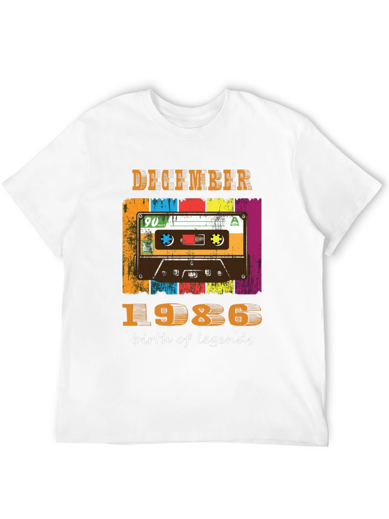 December 1986 Cassette Tape T-Shirt