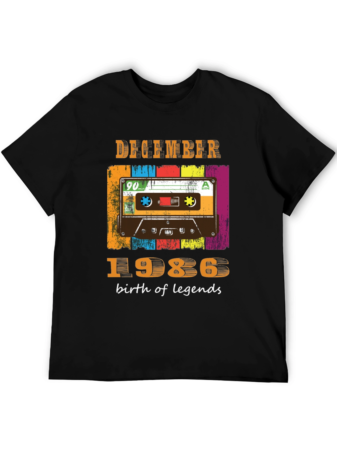 December 1986 Cassette Tape T-Shirt