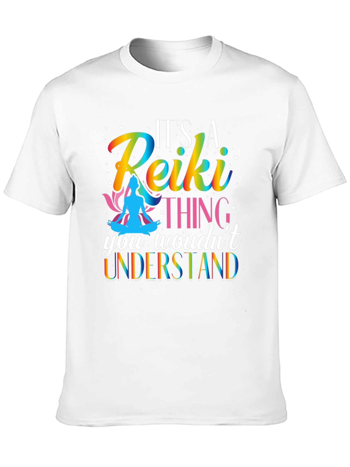 Reiki Thing T-Shirt - Rainbow Design