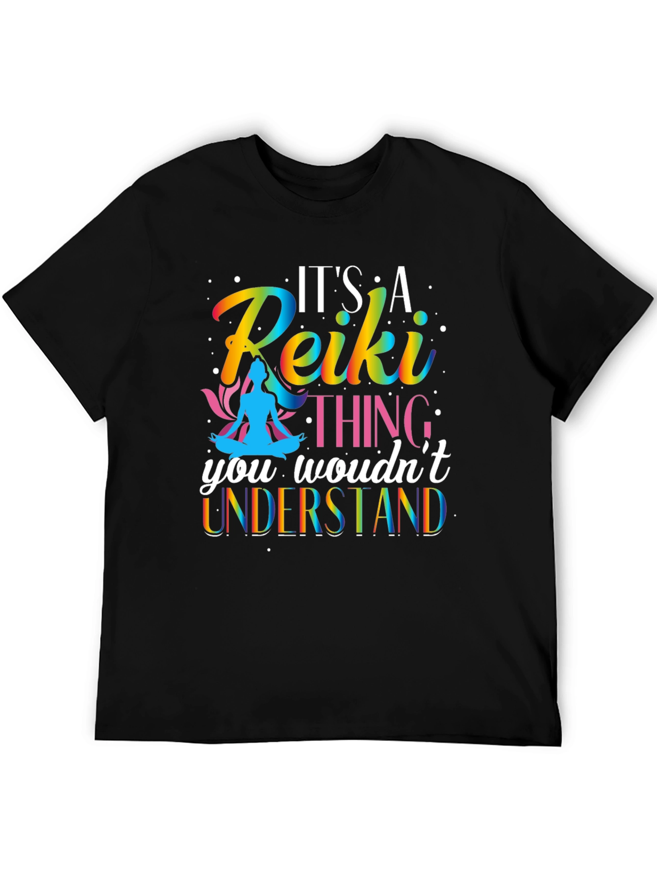 Reiki Thing T-Shirt - Rainbow Design