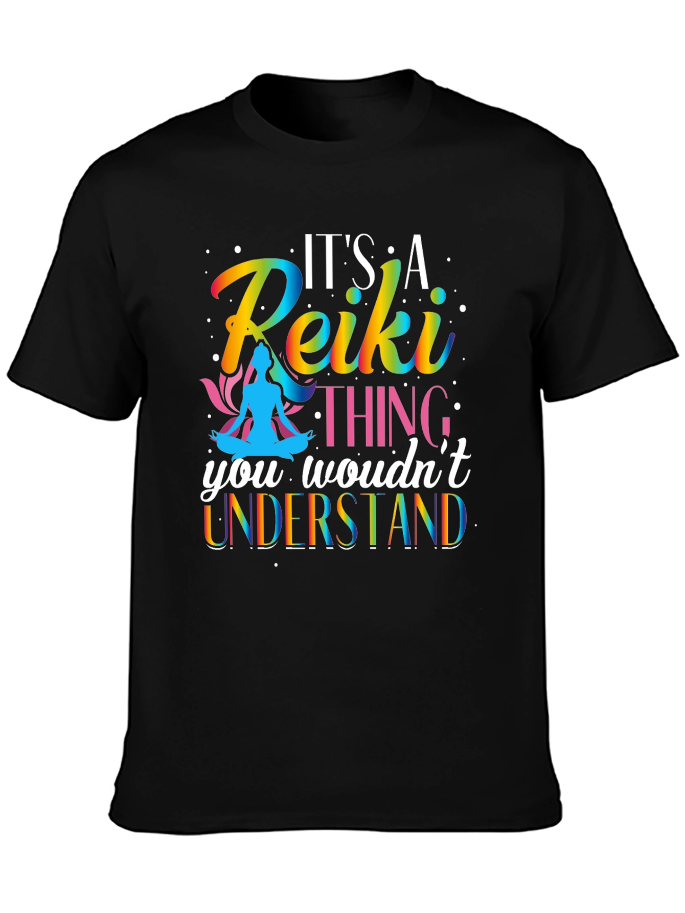 Reiki Thing T-Shirt - Rainbow Design