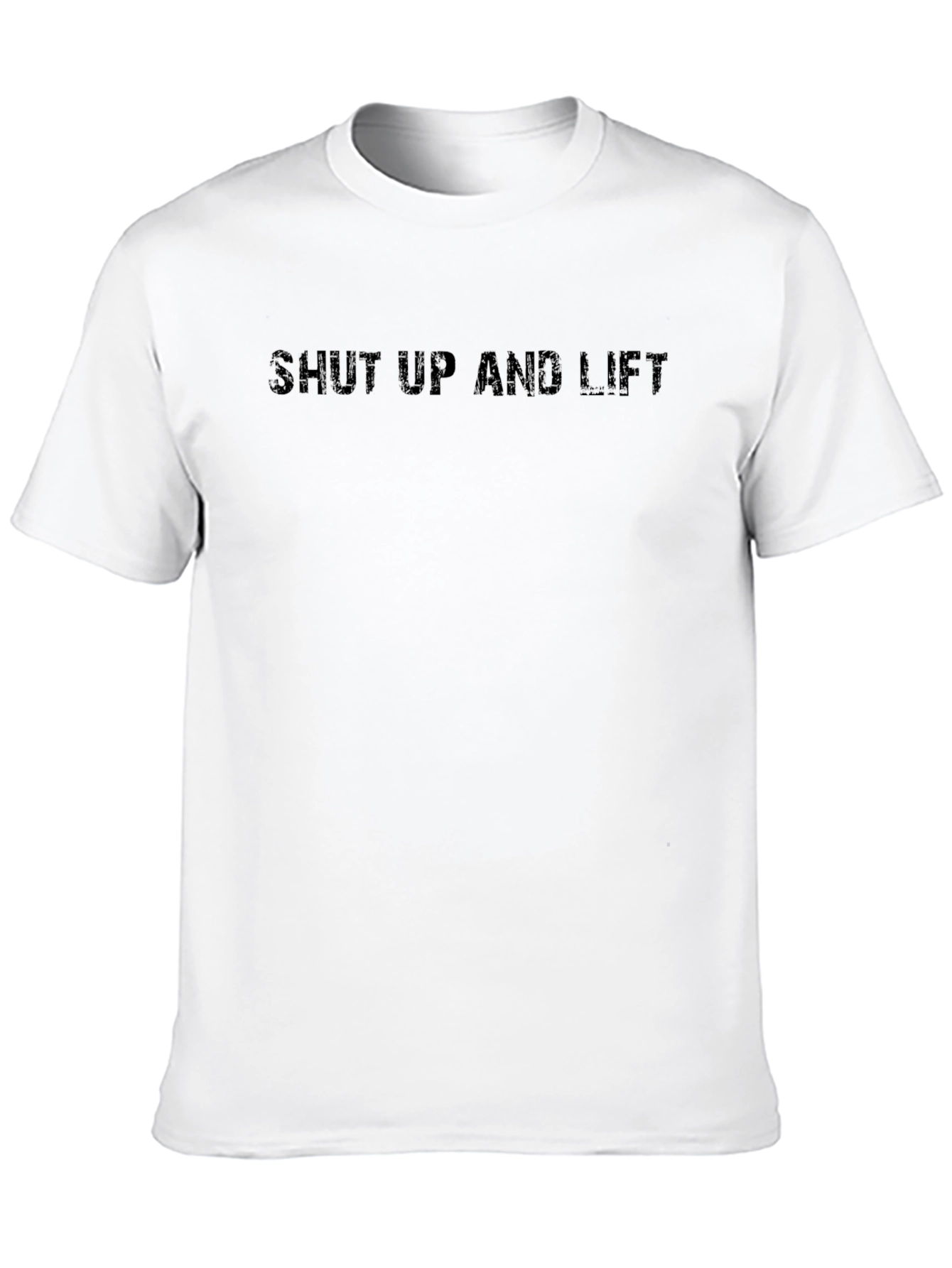 Shut Up and Lift Graphic T-Shirt - Black
