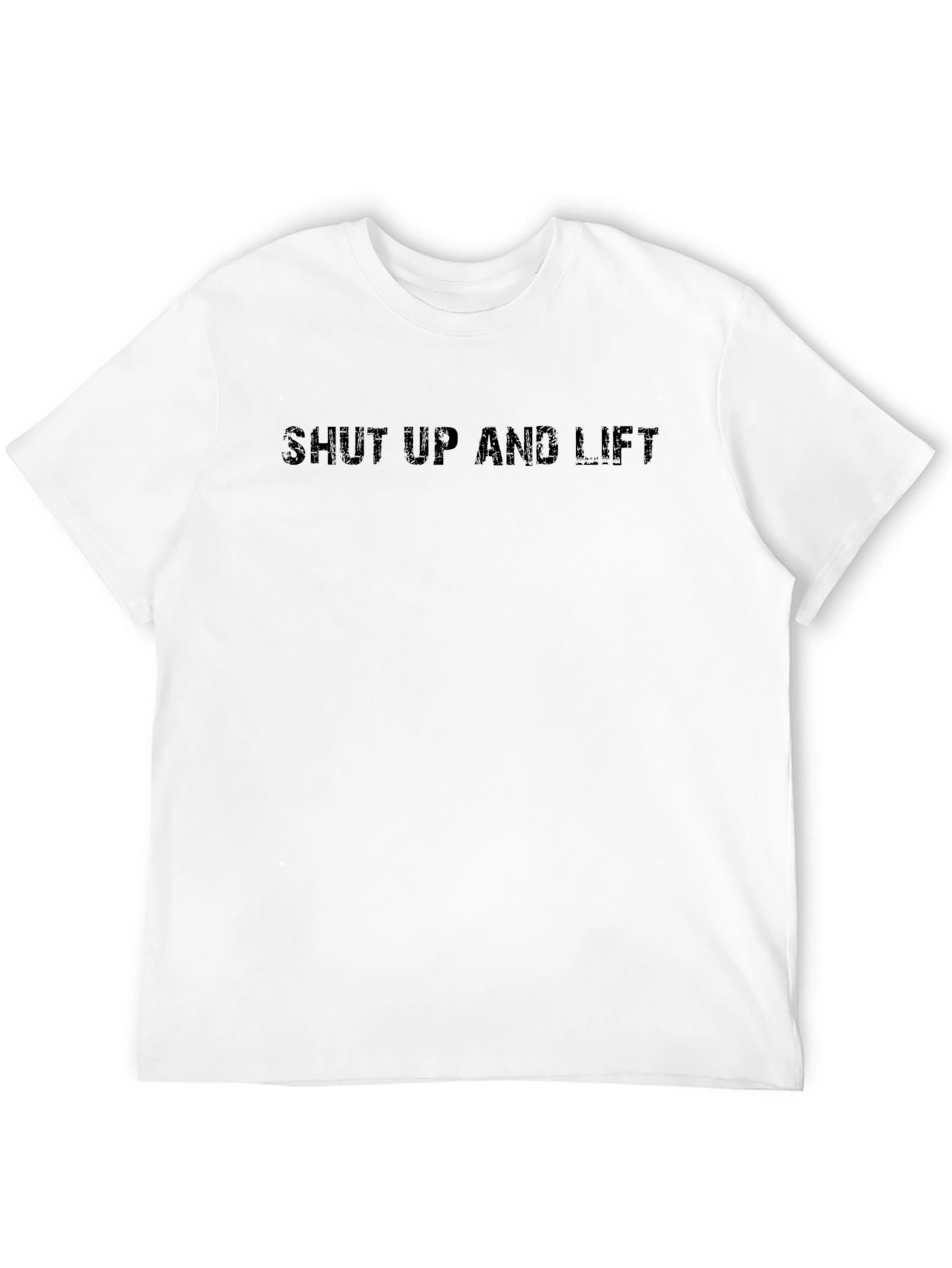 Shut Up and Lift Graphic T-Shirt - Black