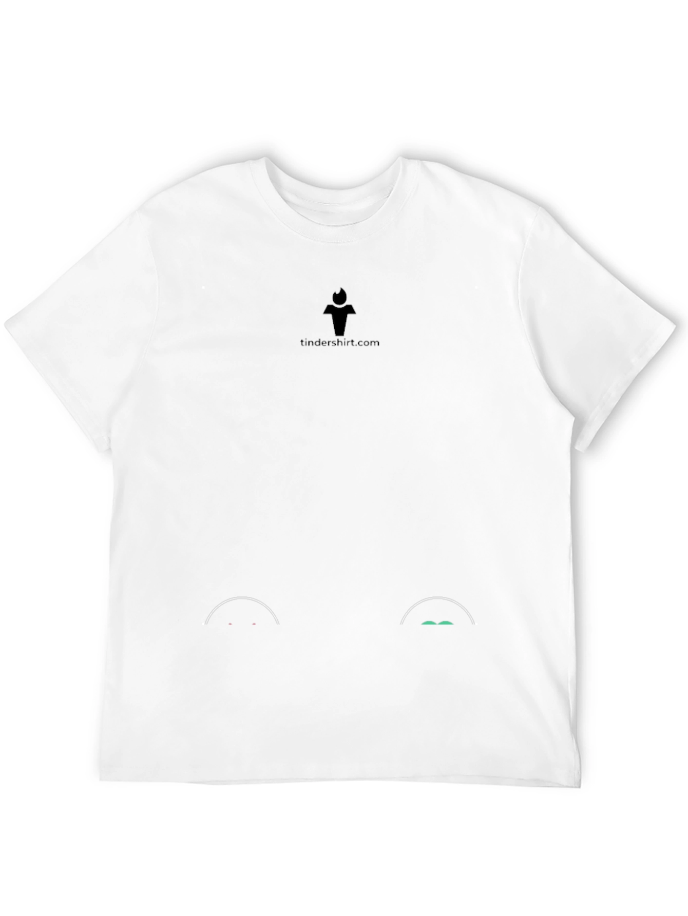 Black T-Shirt with Peeking Eye Design