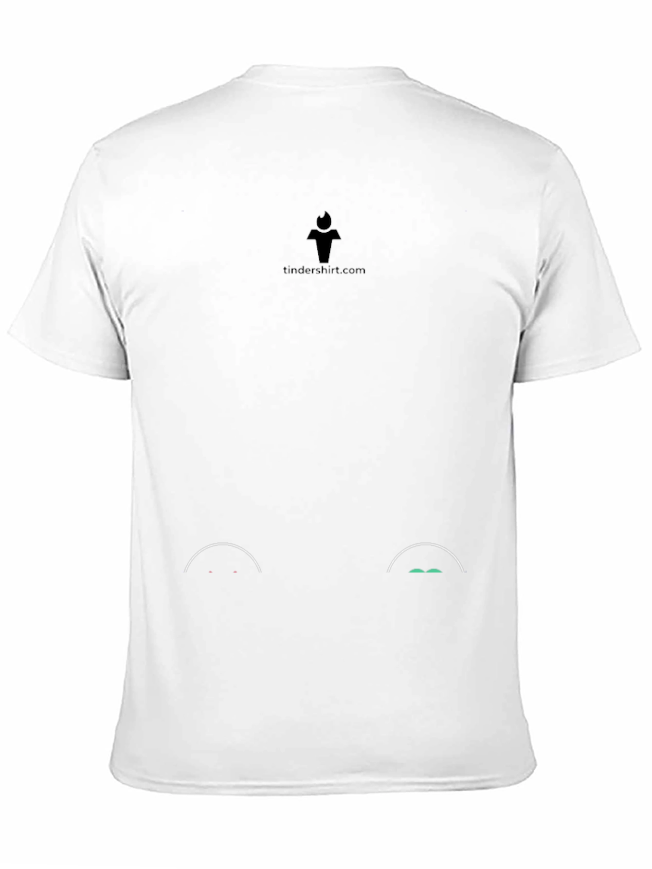 Black T-Shirt with Peeking Eye Design