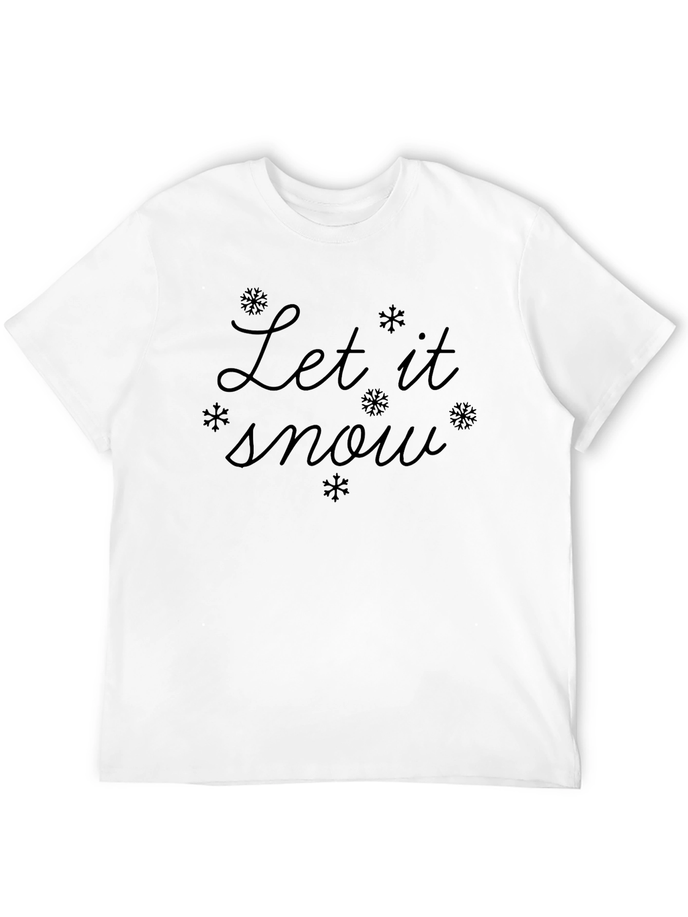 Let It Snow Graphic Tee - Winter Holiday T-Shirt
