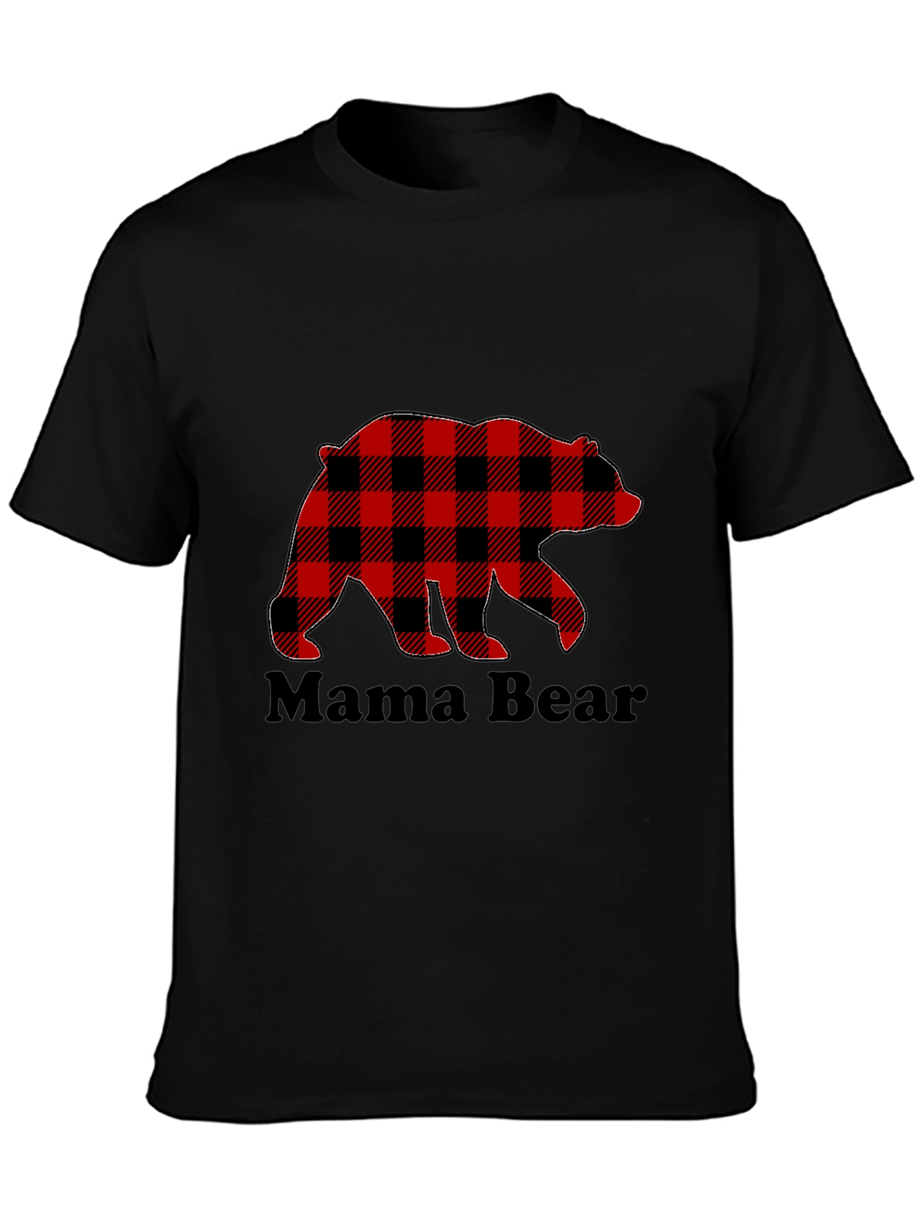 Mama Bear Plaid T-Shirt - Unisex Comfort
